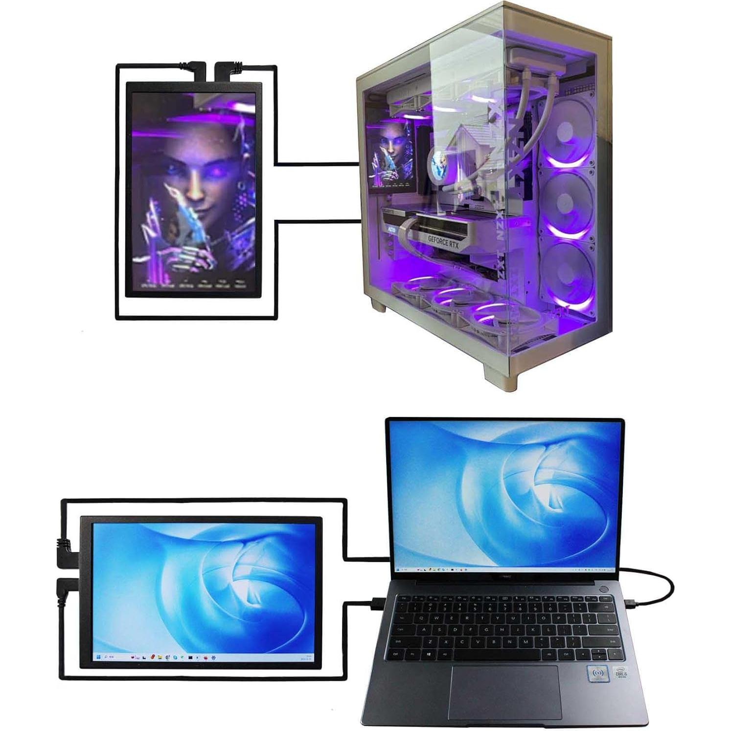 Monitor LCD VSDISPLAY 8" 1280x800 IPS Portátil para PC