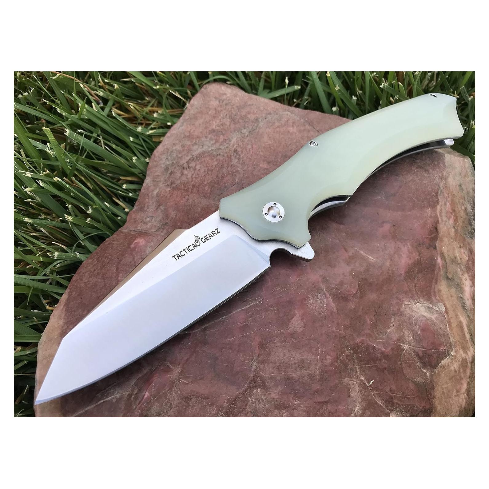 Cuchillo Plegable TACTICAL GEARZ TG Vex, Mango G10, Hoja 9Cr18MoV