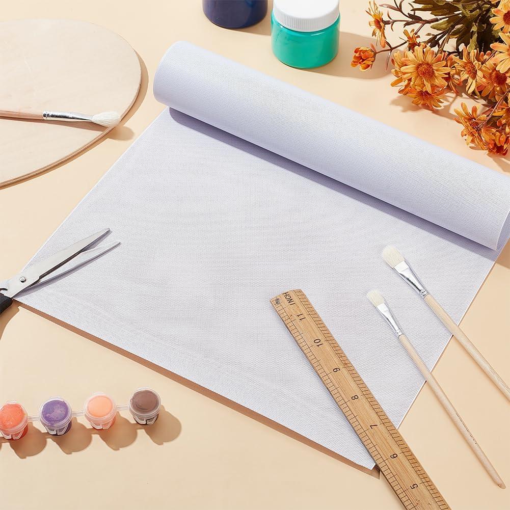 Malla de Ojos BENECREAT para Fursuit 99x30 cm PVC Blanca