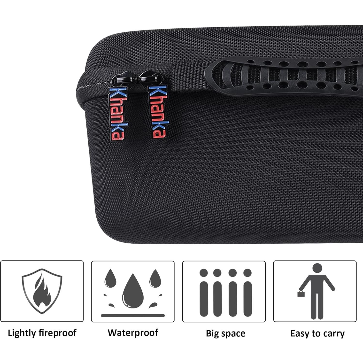 Funda Dura Khanka para Etiquetadora Brother PT-D600/610BT - Negra