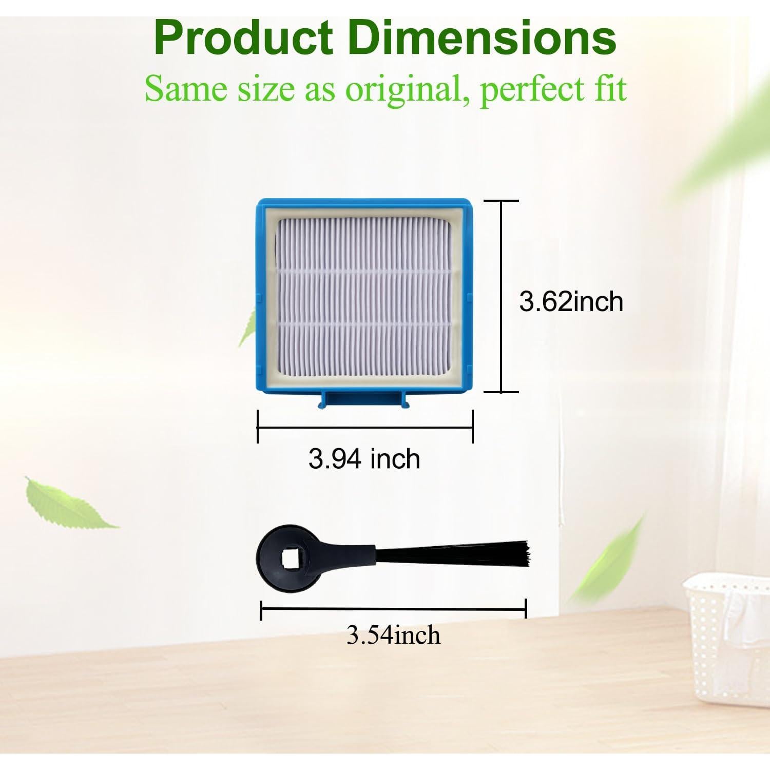 Kit de Repuestos Shark AV911S EZ IQ R101AE - 4 Cepillos y 2 Filtros HEPA