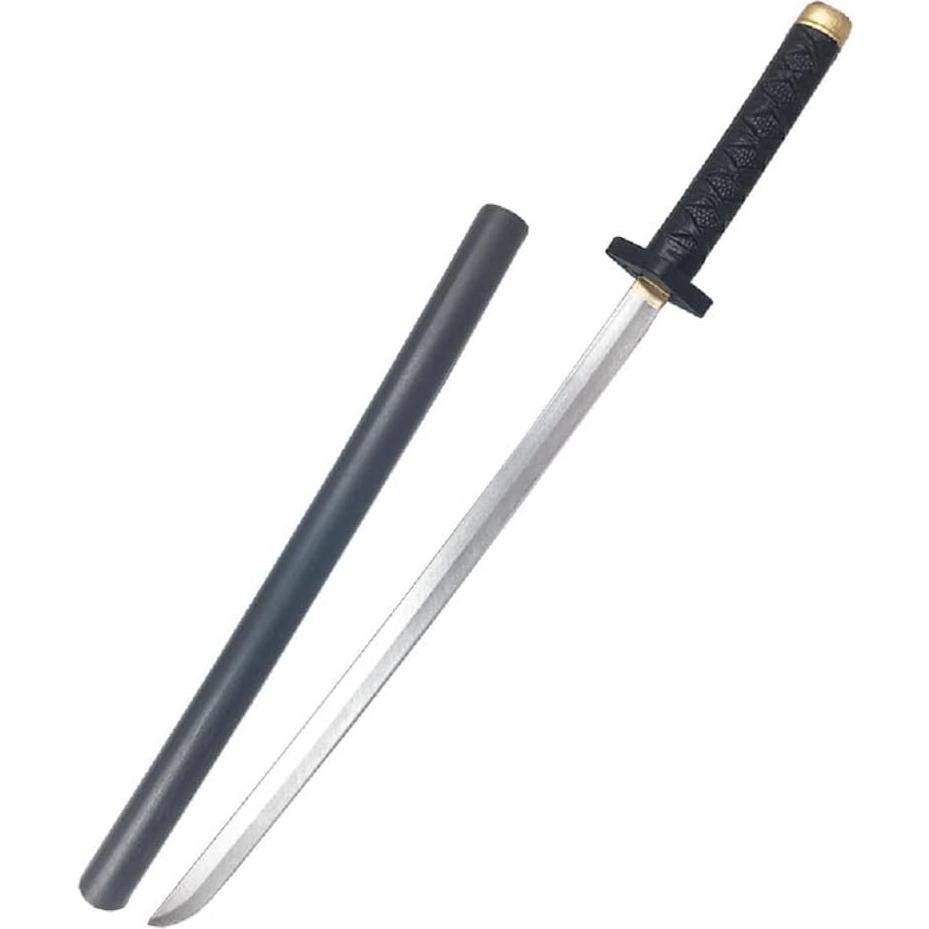 Espadas de Anime Cosplay 2Pcs Damdos Katana Samurai 77cm