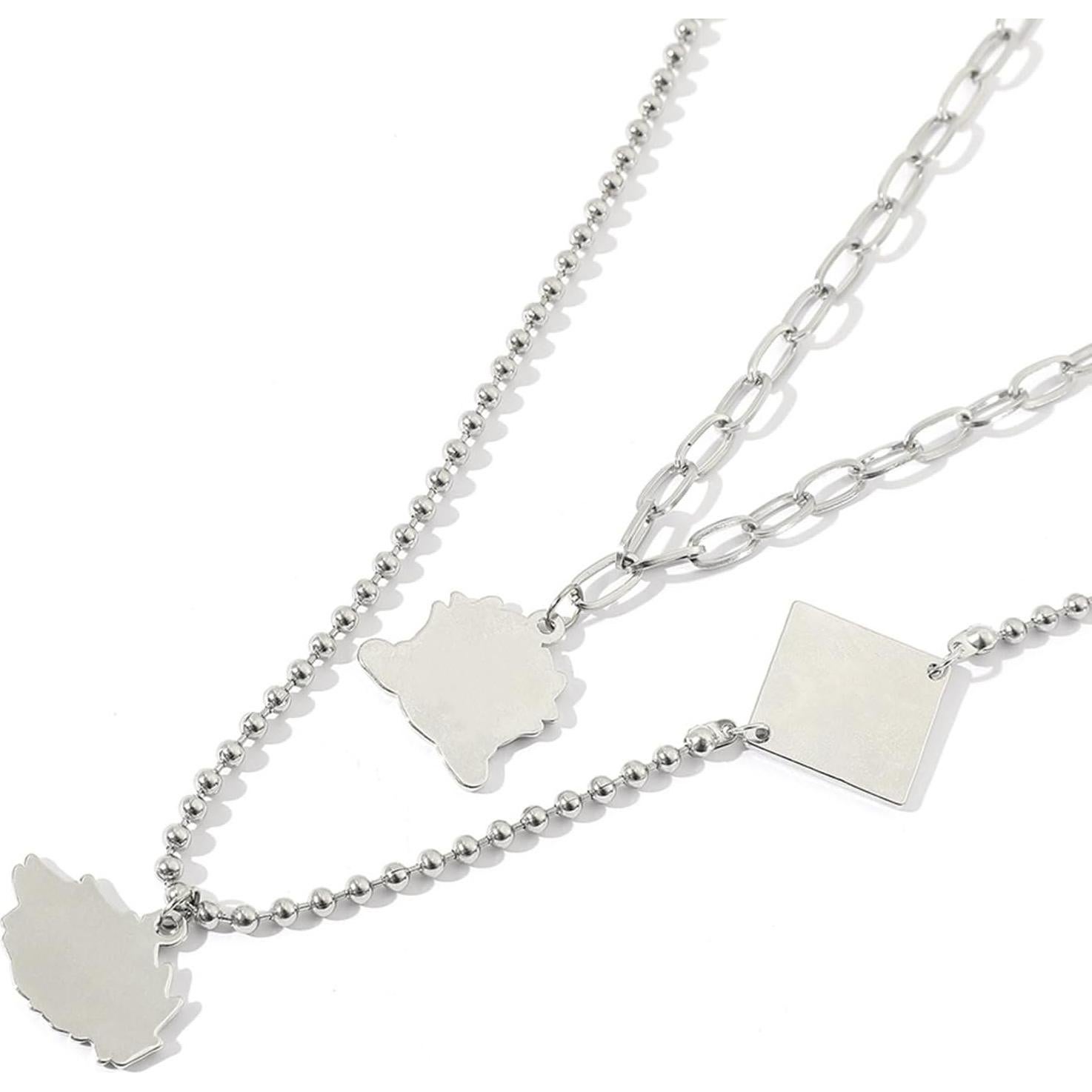 Conjunto de Cosplay JinYu: Gafas, Collar y Anillo Unisex