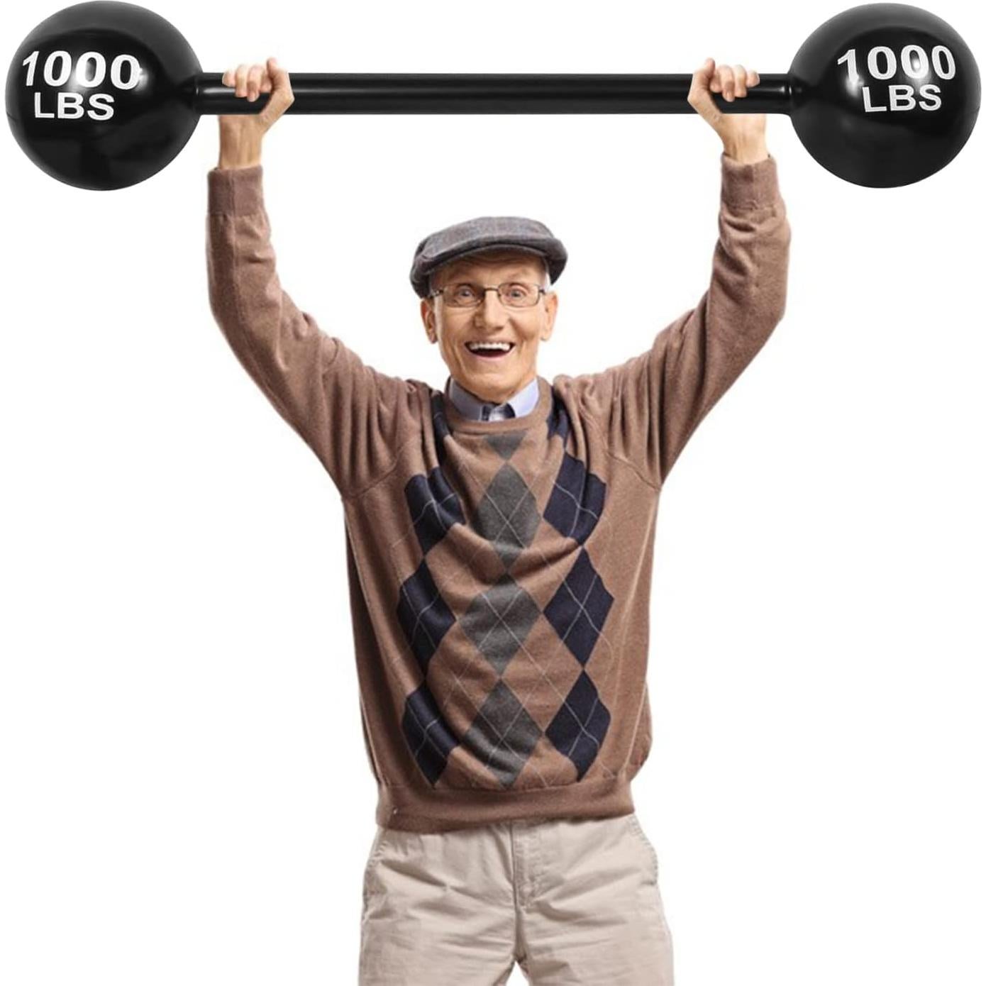 Mancuerna Inflable Gigante EVERMARKET 109 cm Decoración Fiesta