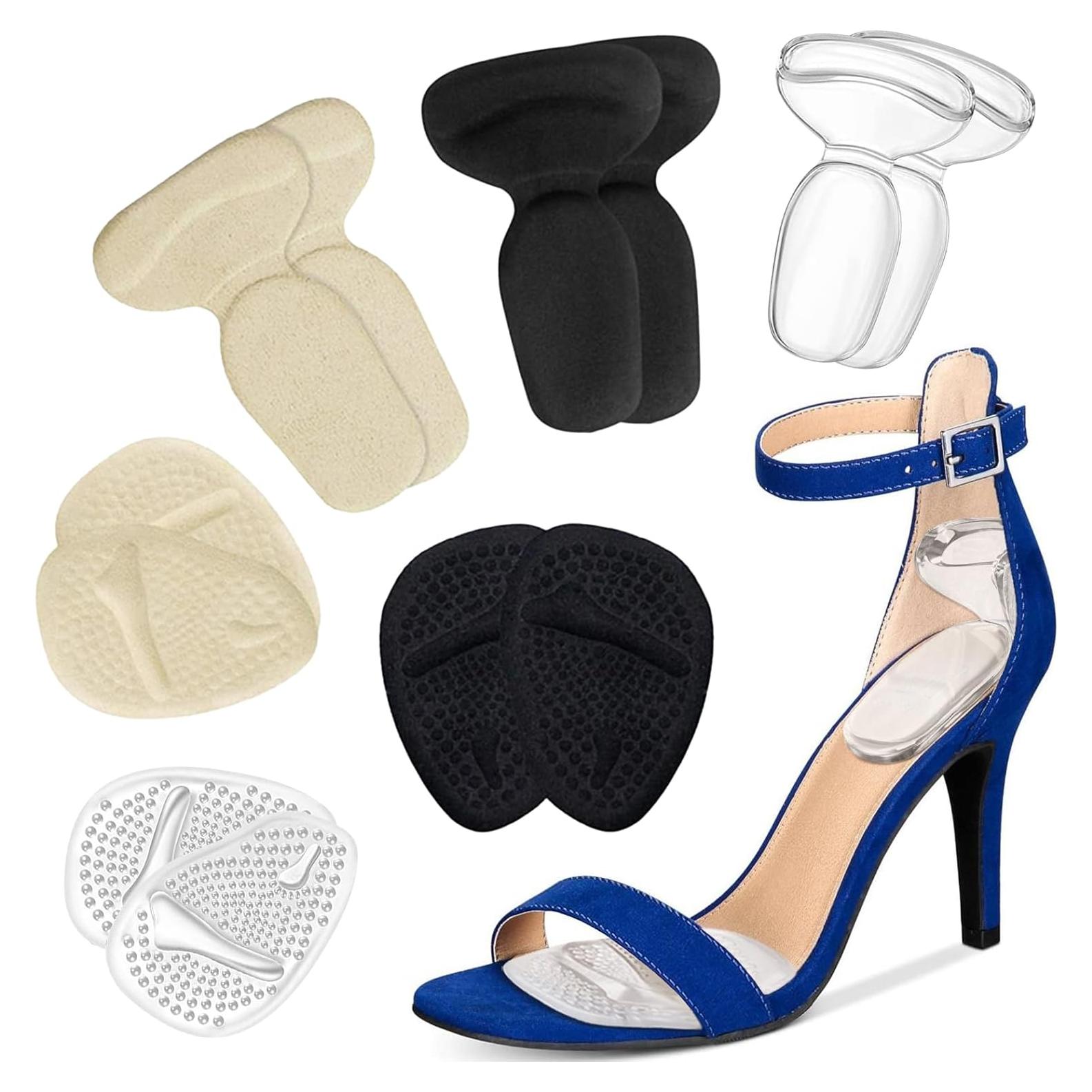 Almohadillas para Talón ONUEMP - 6 Pares Reutilizables Antideslizantes