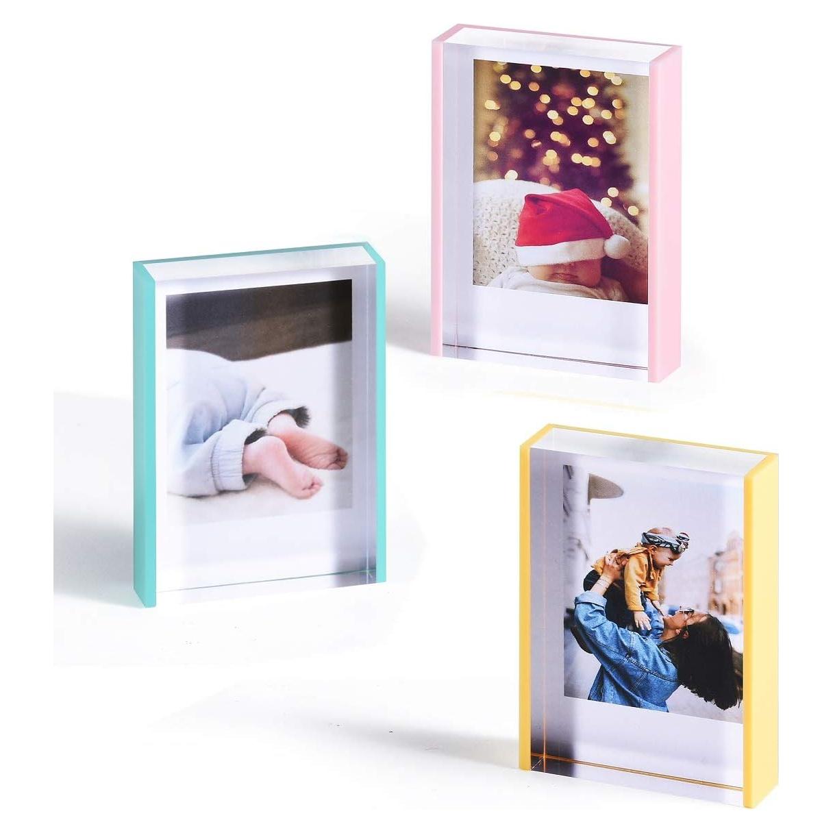 Marcos de Fotos Instax Mini Phattopa, 3 Unidades 5.3x8.6 cm