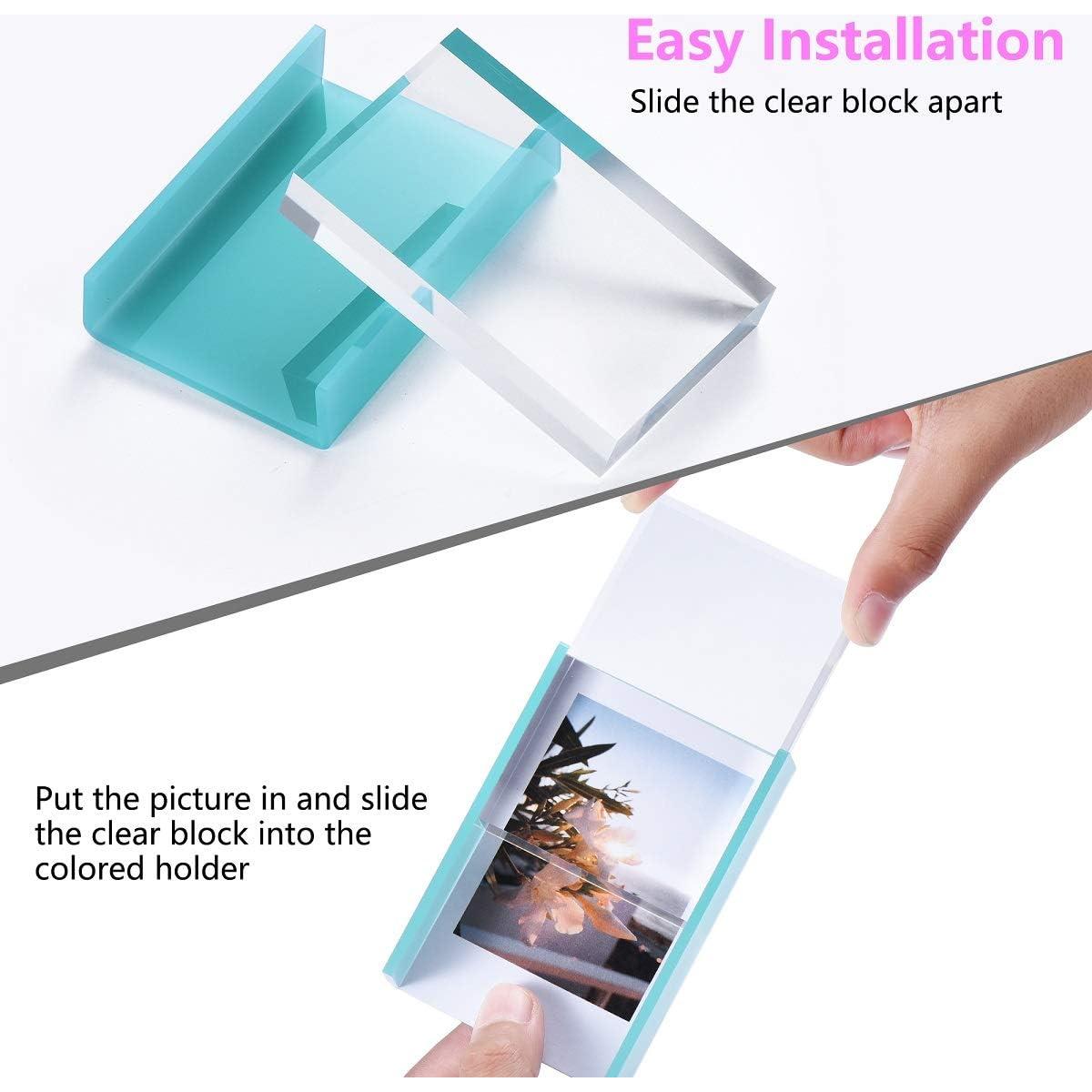 Marcos de Fotos Instax Mini Phattopa, 3 Unidades 5.3x8.6 cm