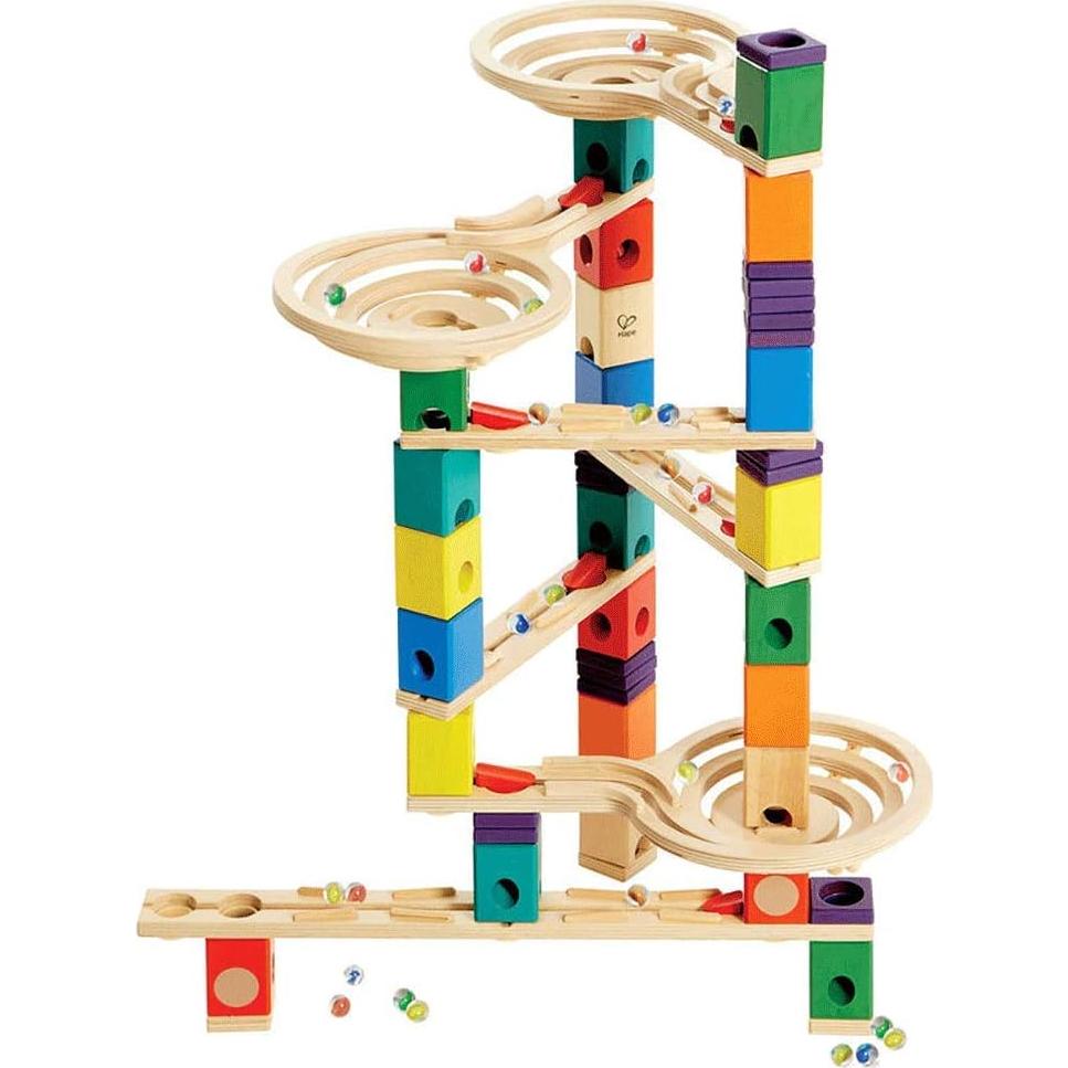 Hape Quadrilla Vertigo - Construcción de Carreras de Canicas 134 Piezas