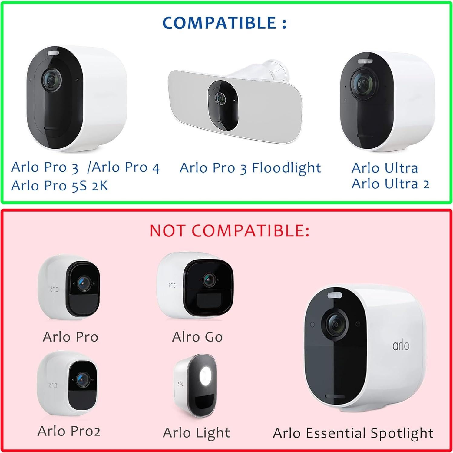 Cargador Solar KAROTTO para Cámaras Arlo Pro 5S 2K, Pro4, Pro3