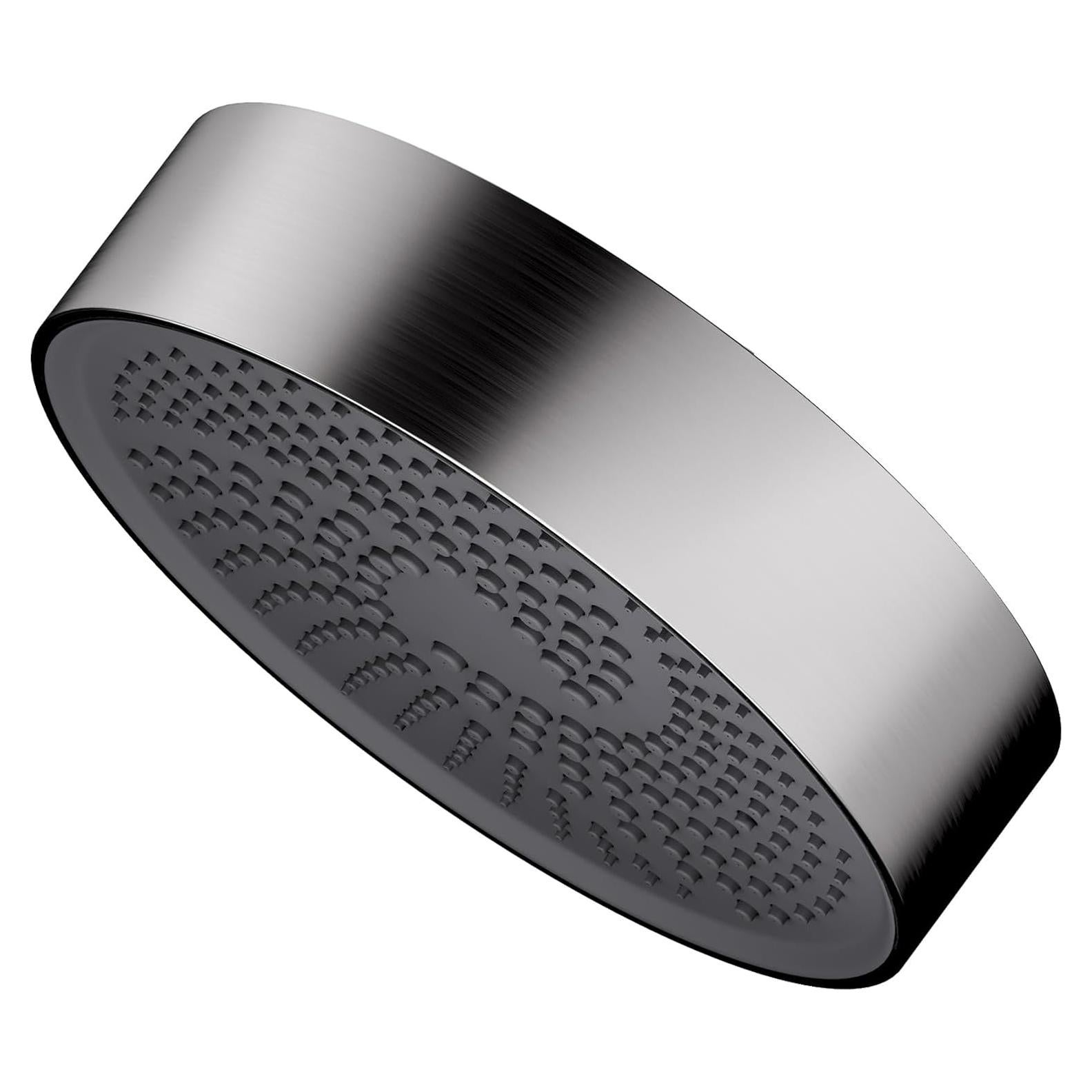 Cabezal de Ducha Alta Presión AULEEND 20 cm Niquel Cepillado