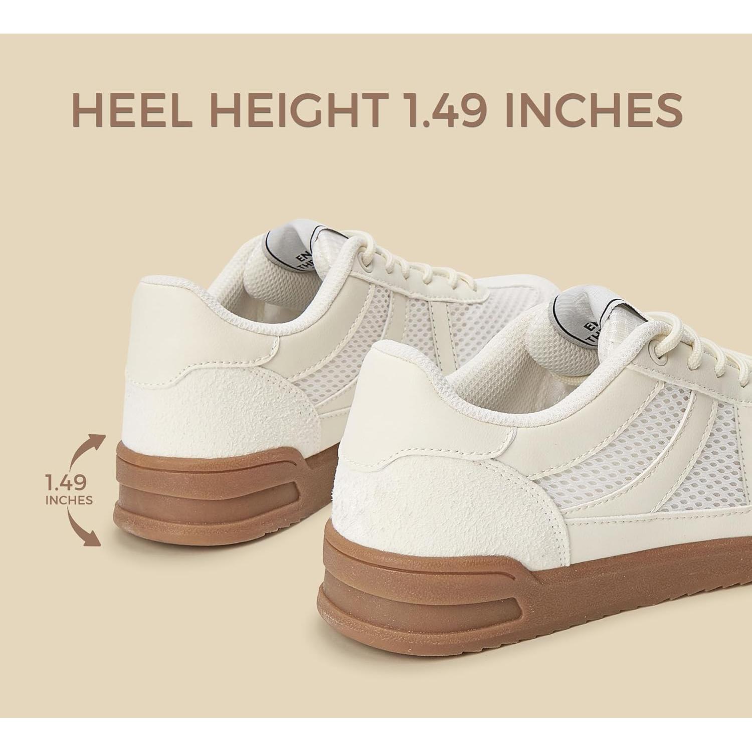 Zapatillas Retro para Mujer Lucky Step Malla Suela Goma 6