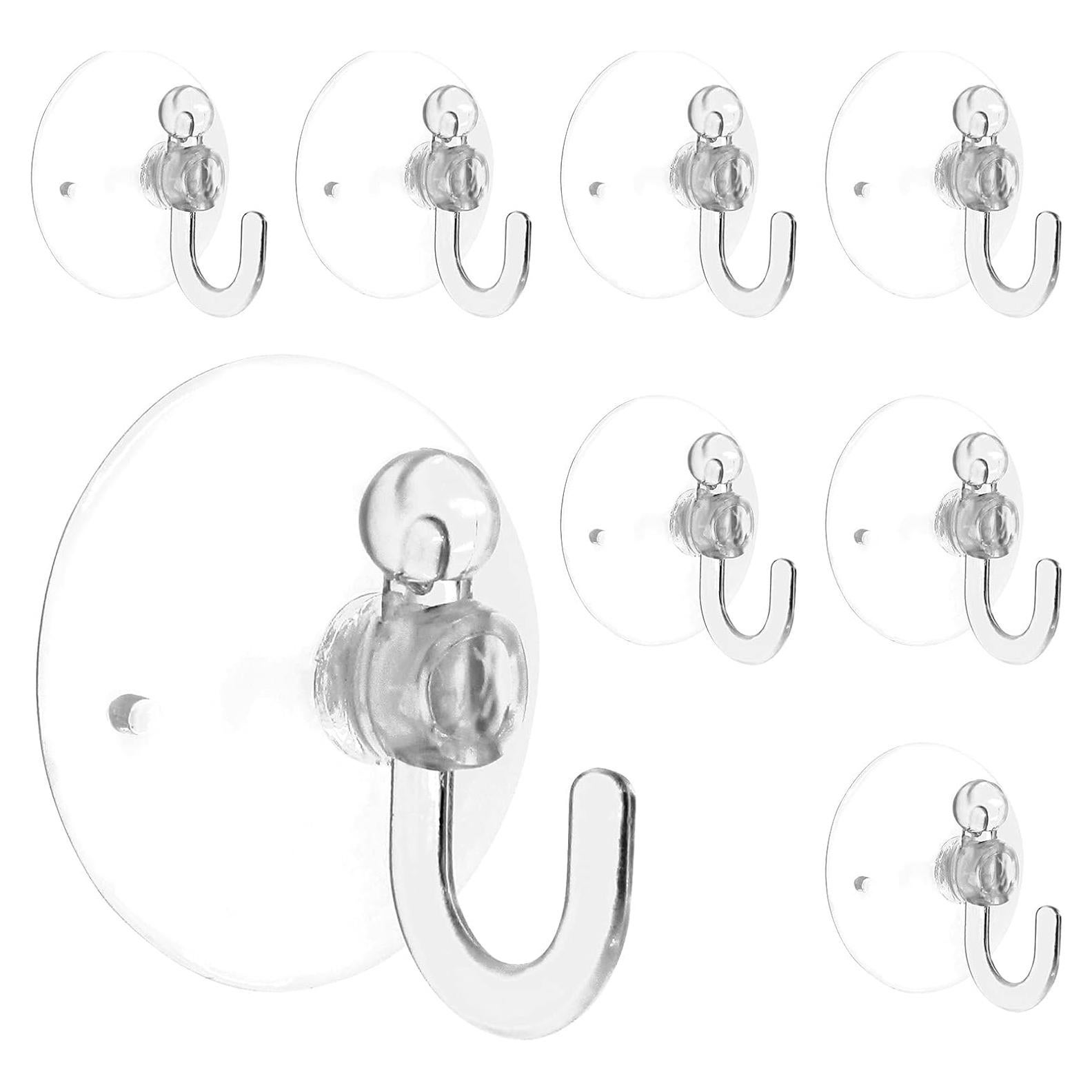 Ganchos de Ventosa Transparentes Piutouyar 20Pcs 30mm