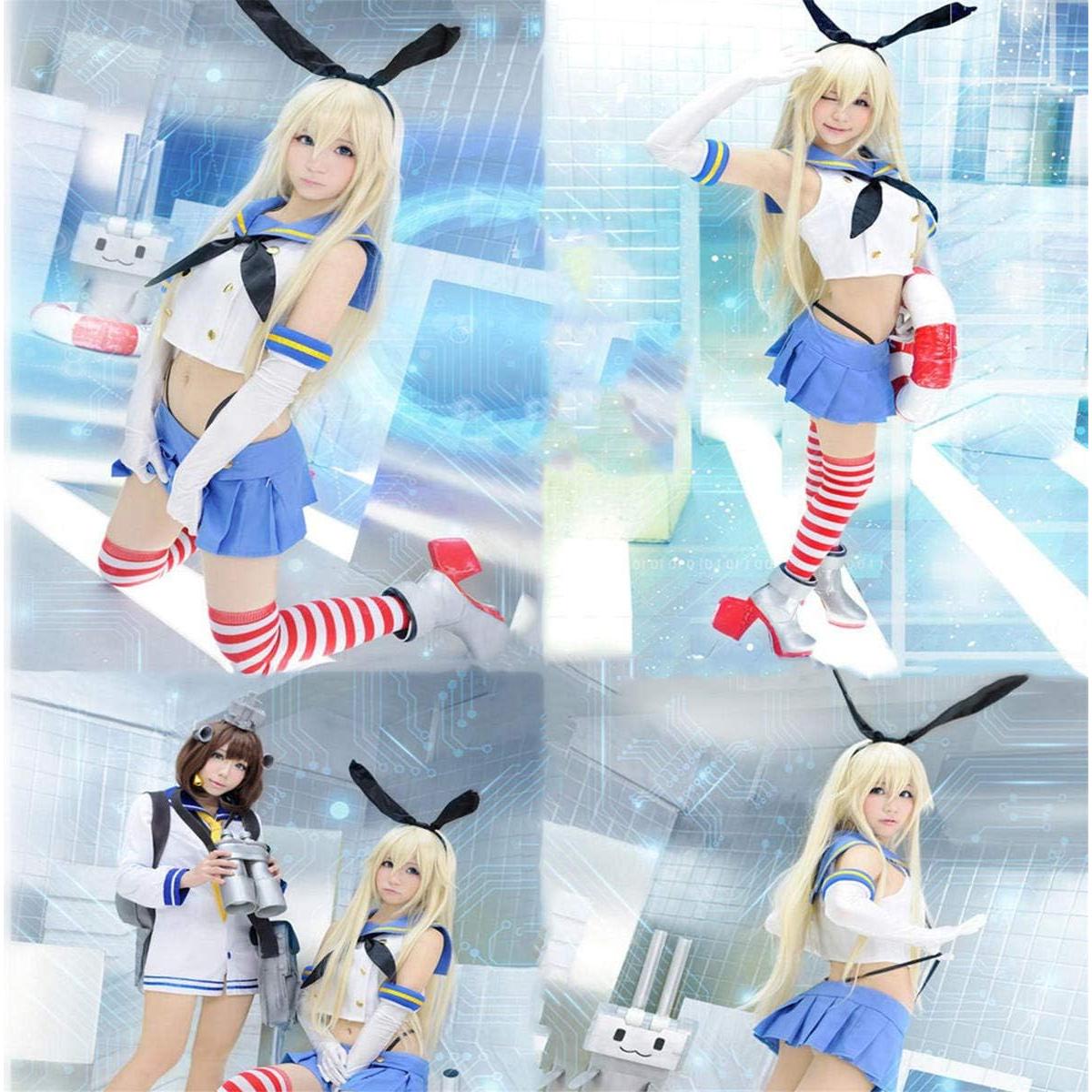 Disfraz de Cosplay MIAOCOS Shimakaze Azul para Mujeres
