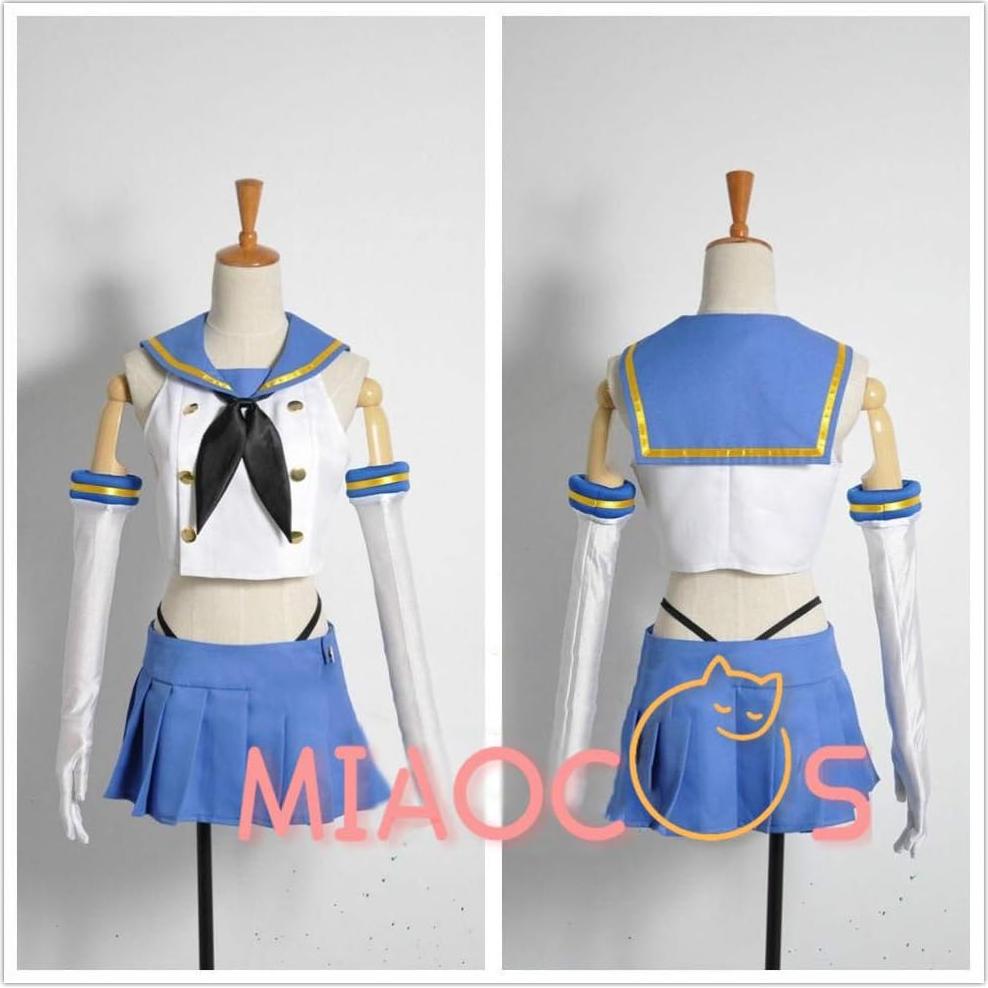 Disfraz de Cosplay MIAOCOS Shimakaze Azul para Mujeres