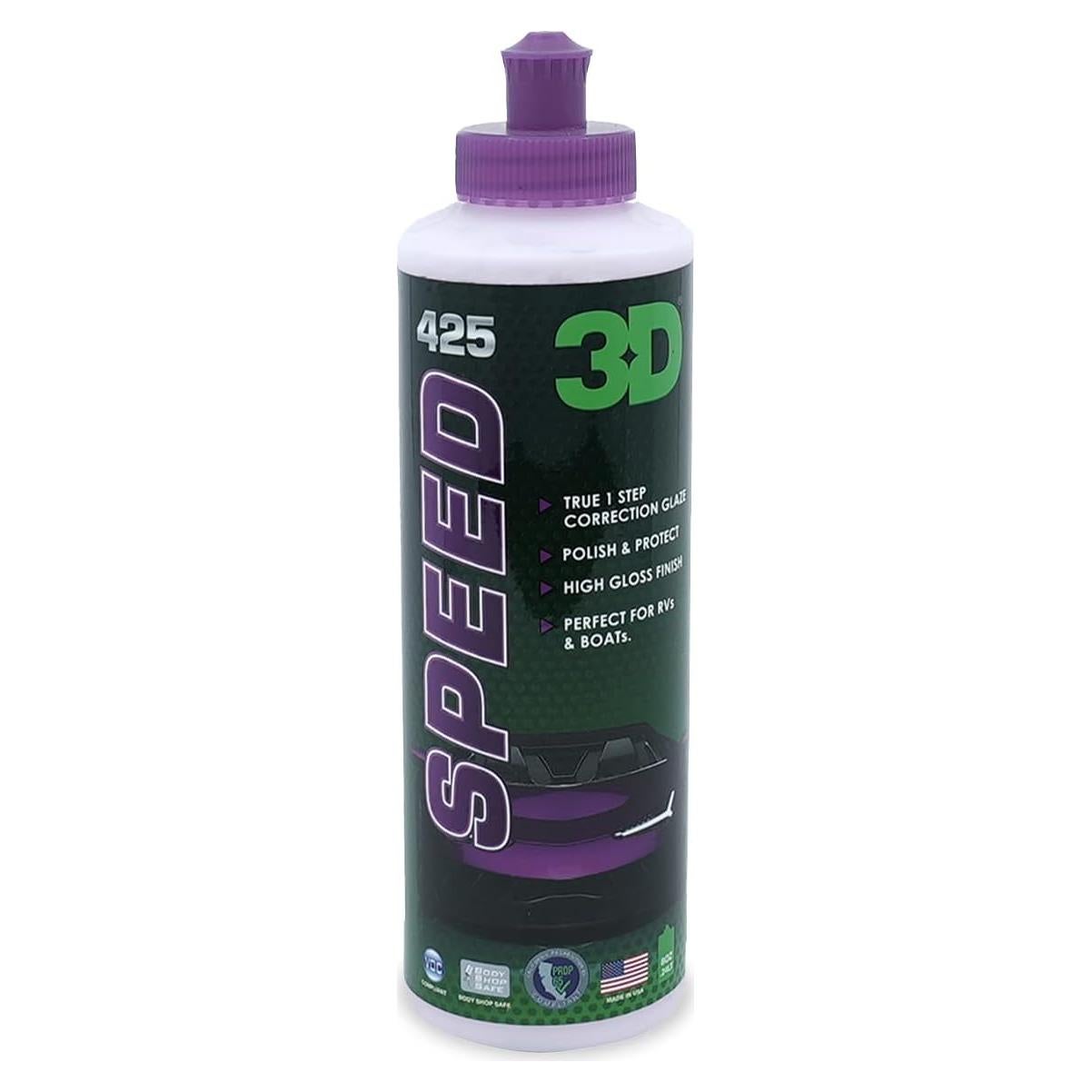 Pulidor y Cera 3D Velocidad AIO 236ml - Corrige y Protege