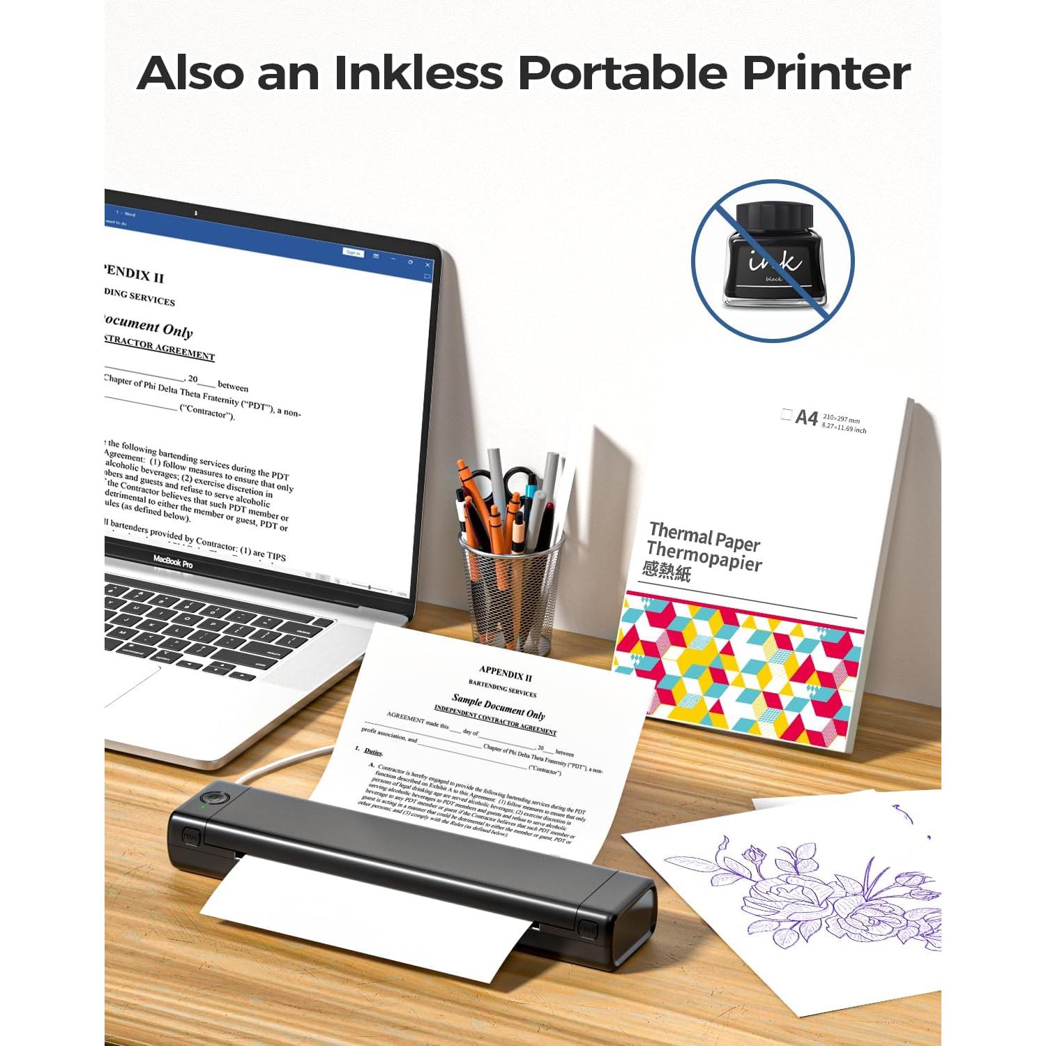 Impresora de Plantillas de Tatuaje COLORWING M08F Inalámbrica