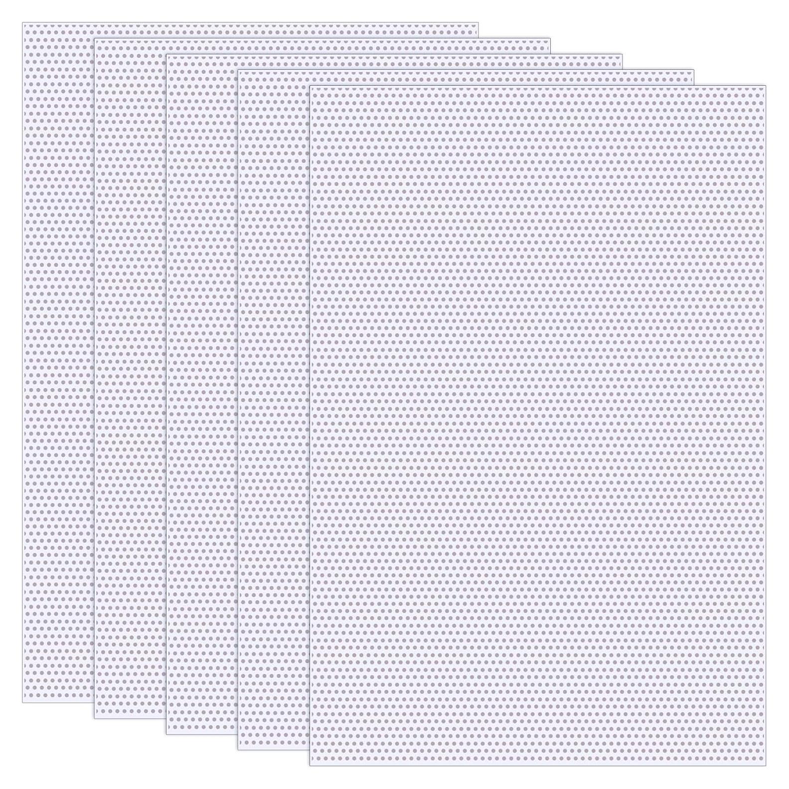 PAGOW Malla de Ojos de Fursuit Blanca 5 Hojas 30x20 cm