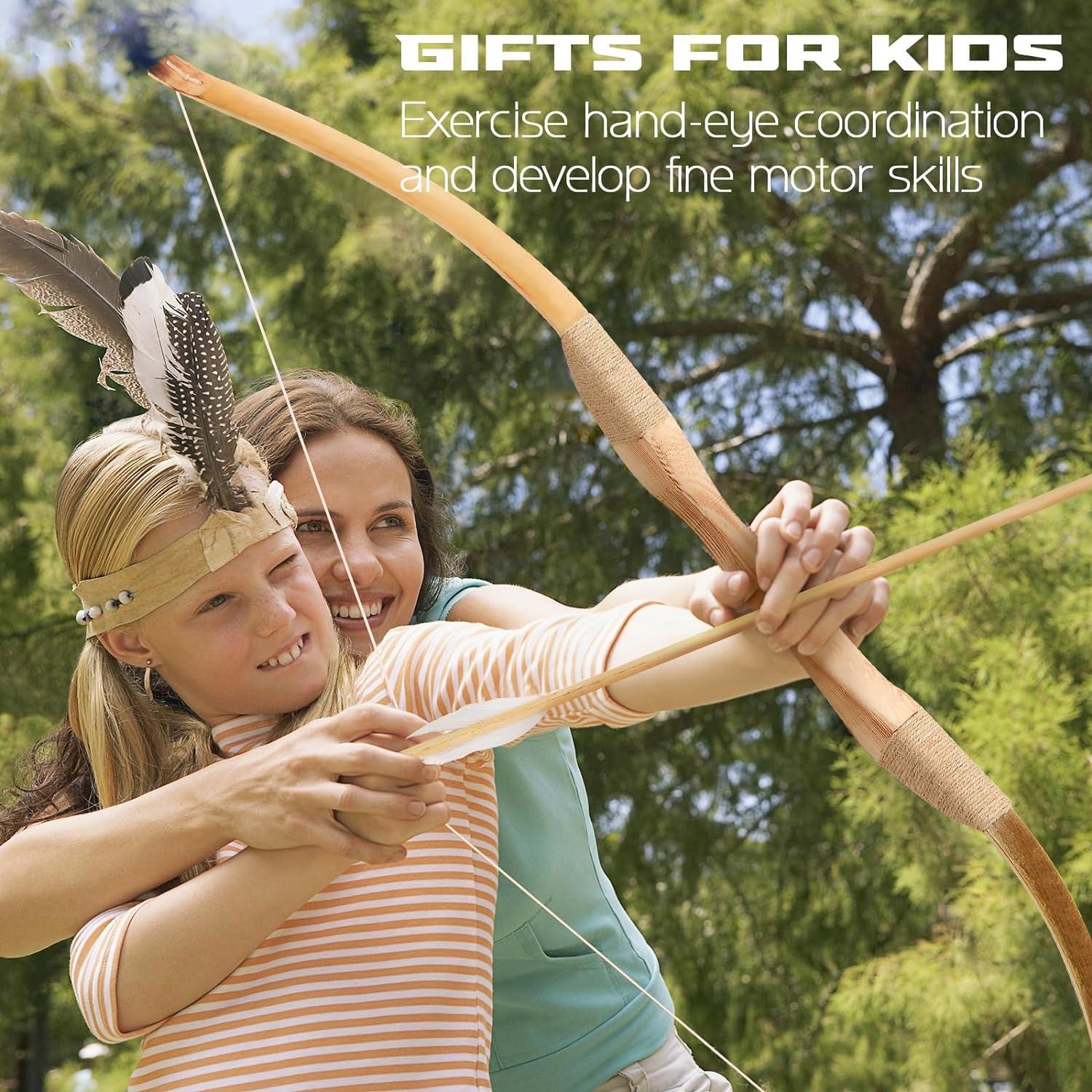 Juego de Arco y Flecha Basbon BA1MI5 101,6 cm Madera