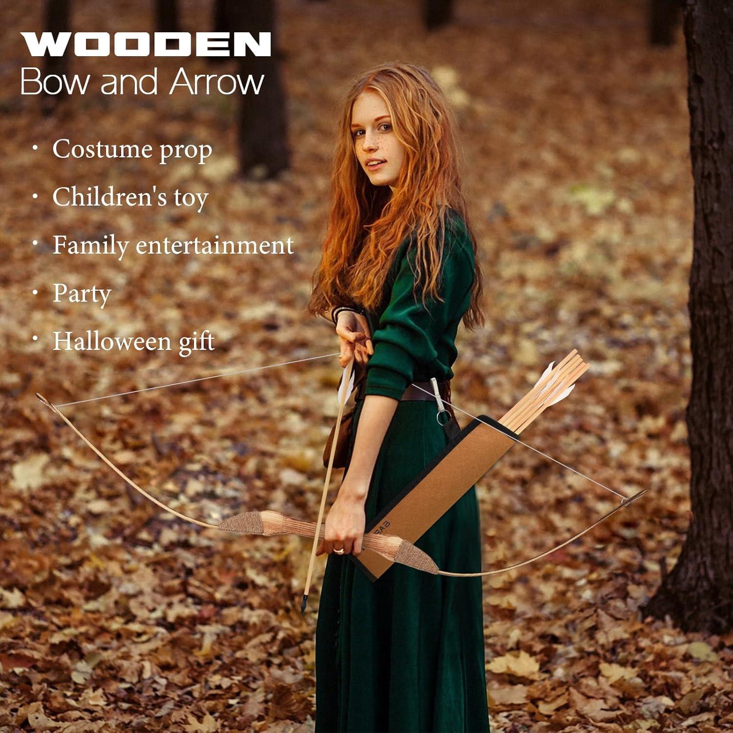 Juego de Arco y Flecha Basbon BA1MI5 101,6 cm Madera