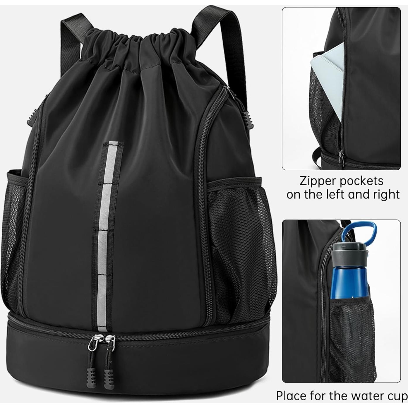 Mochila de Gimnasio Unisex XMYAOWEI Resistente al Agua 28L