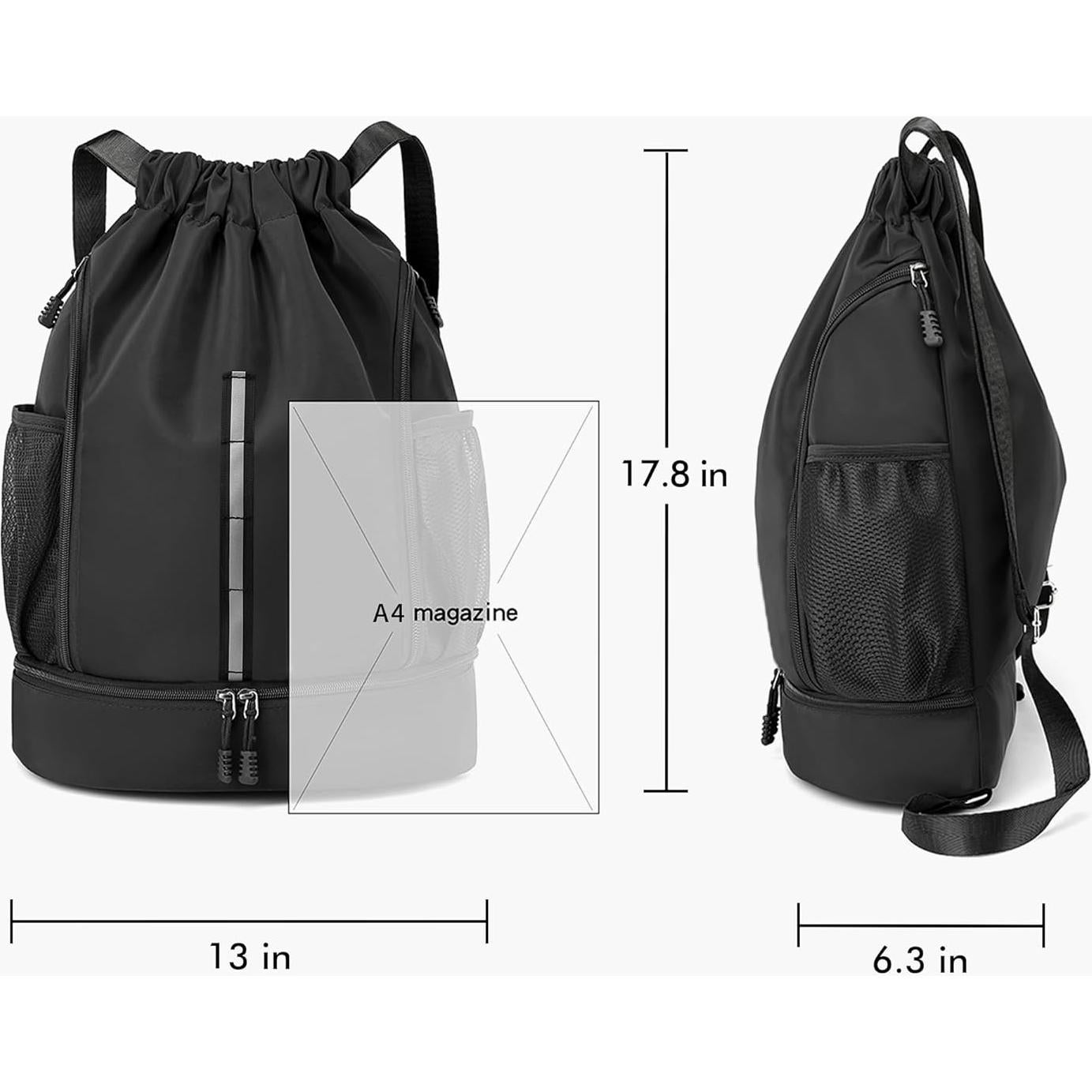 Mochila de Gimnasio Unisex XMYAOWEI Resistente al Agua 28L