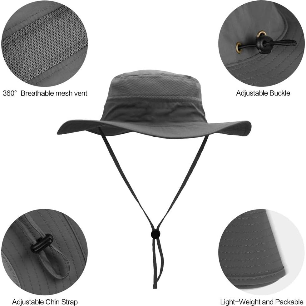 Sombrero de sol Cimkiz UPF 50+ Transpirable para Hombre y Mujer