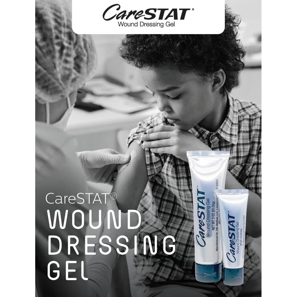 Gel de Vendaje de Heridas CareSTAT 28.35 g con Plata