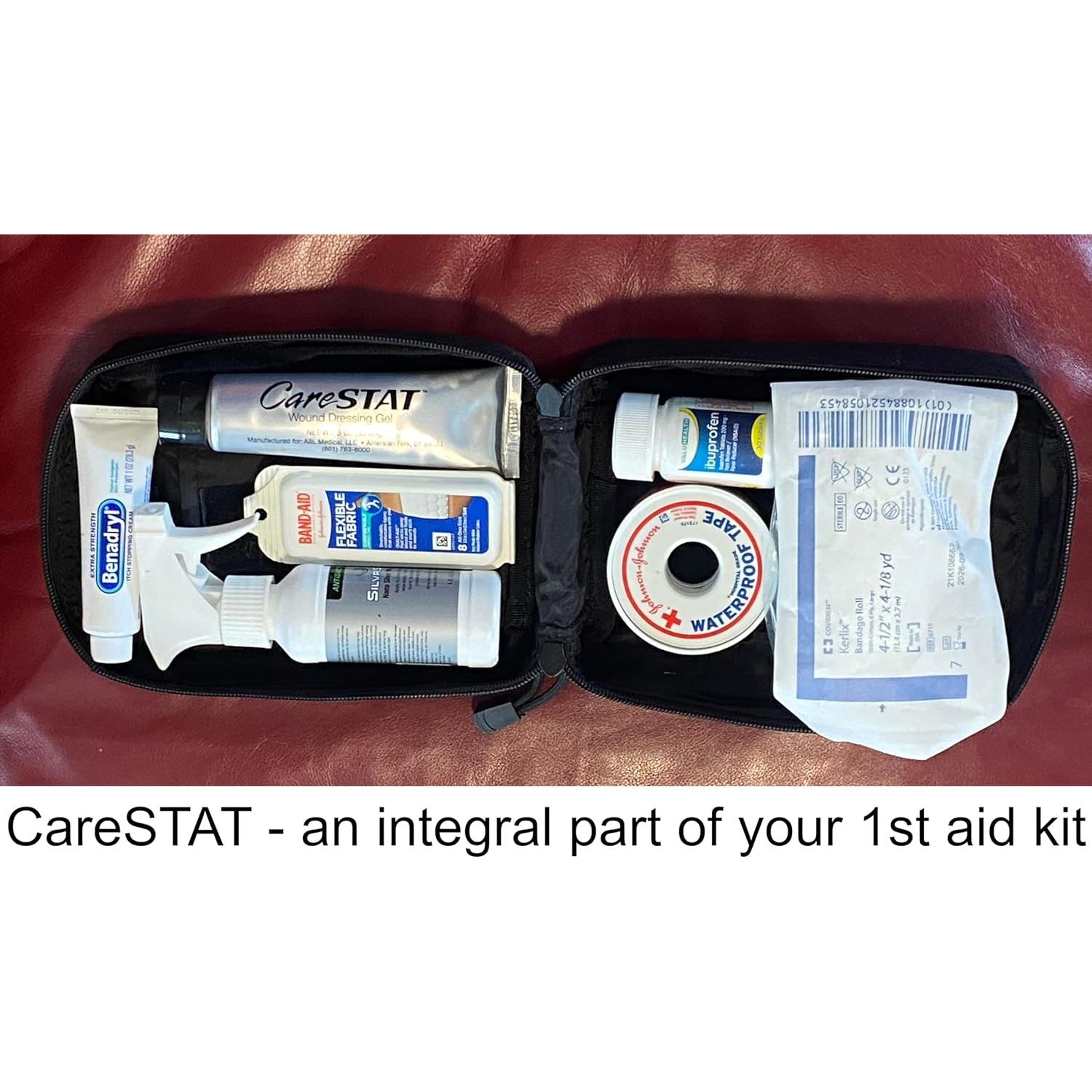 Gel de Vendaje de Heridas CareSTAT 28.35 g con Plata