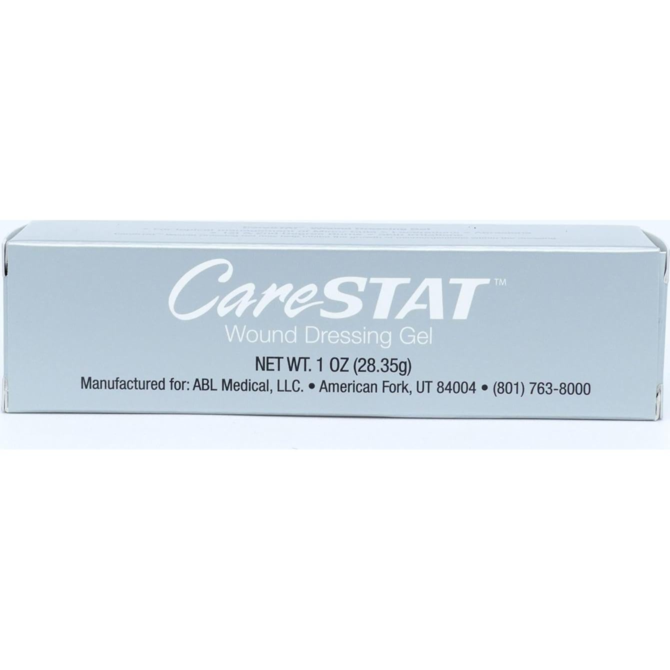 Gel de Vendaje de Heridas CareSTAT 28.35 g con Plata
