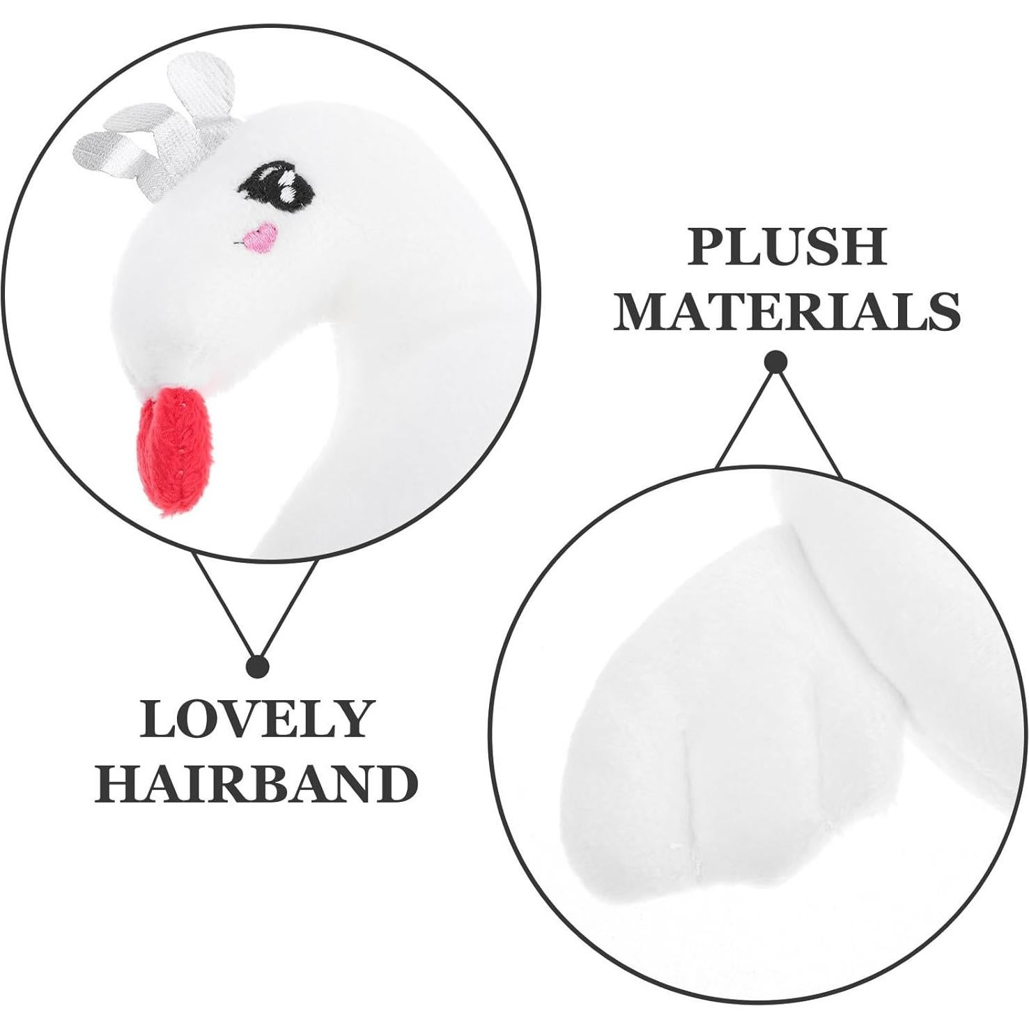 Diadema de Cisne Blanco Aboofan para Disfraces y Fiestas