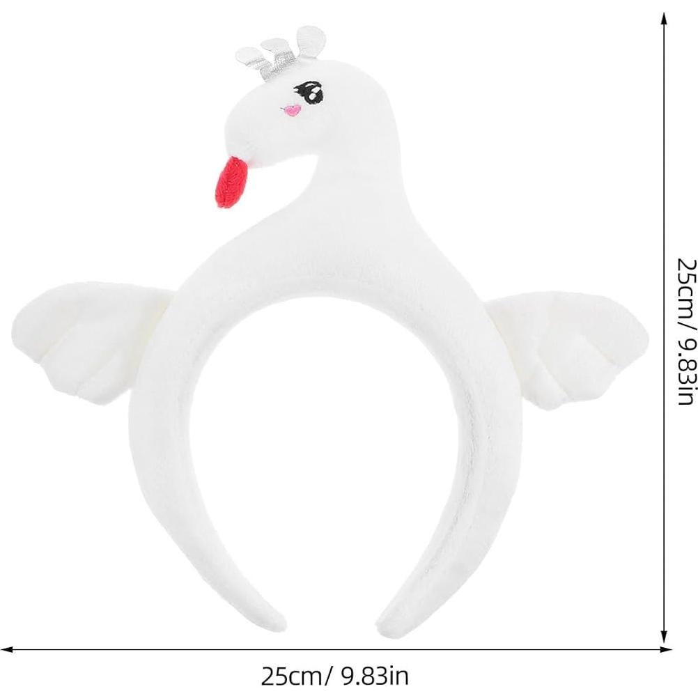 Diadema de Cisne Blanco Aboofan para Disfraces y Fiestas
