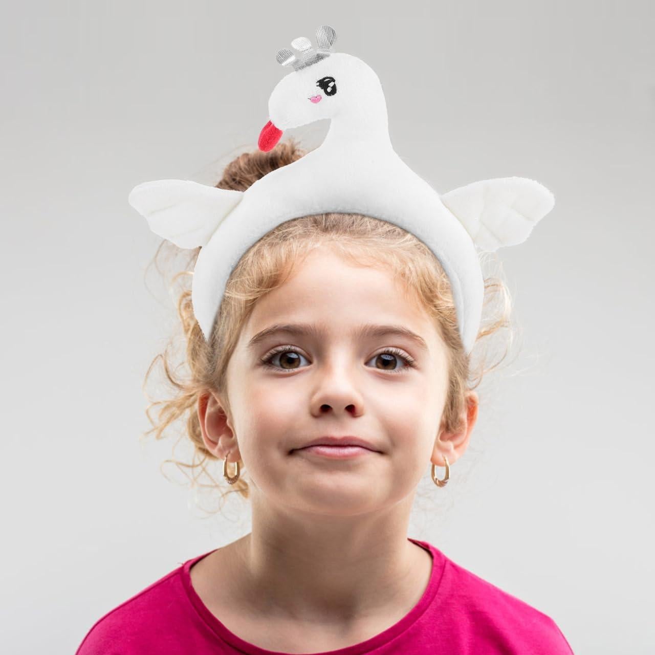 Diadema de Cisne Blanco Aboofan para Disfraces y Fiestas