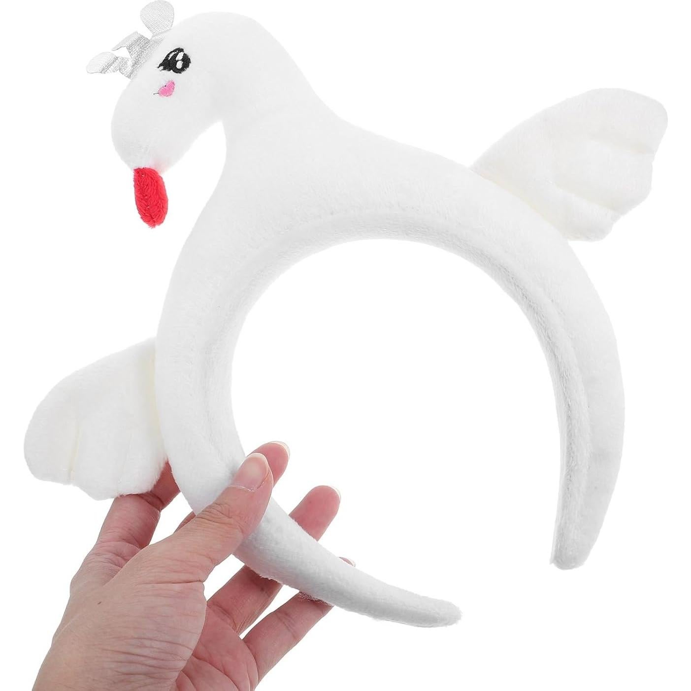 Diadema de Cisne Blanco Aboofan para Disfraces y Fiestas