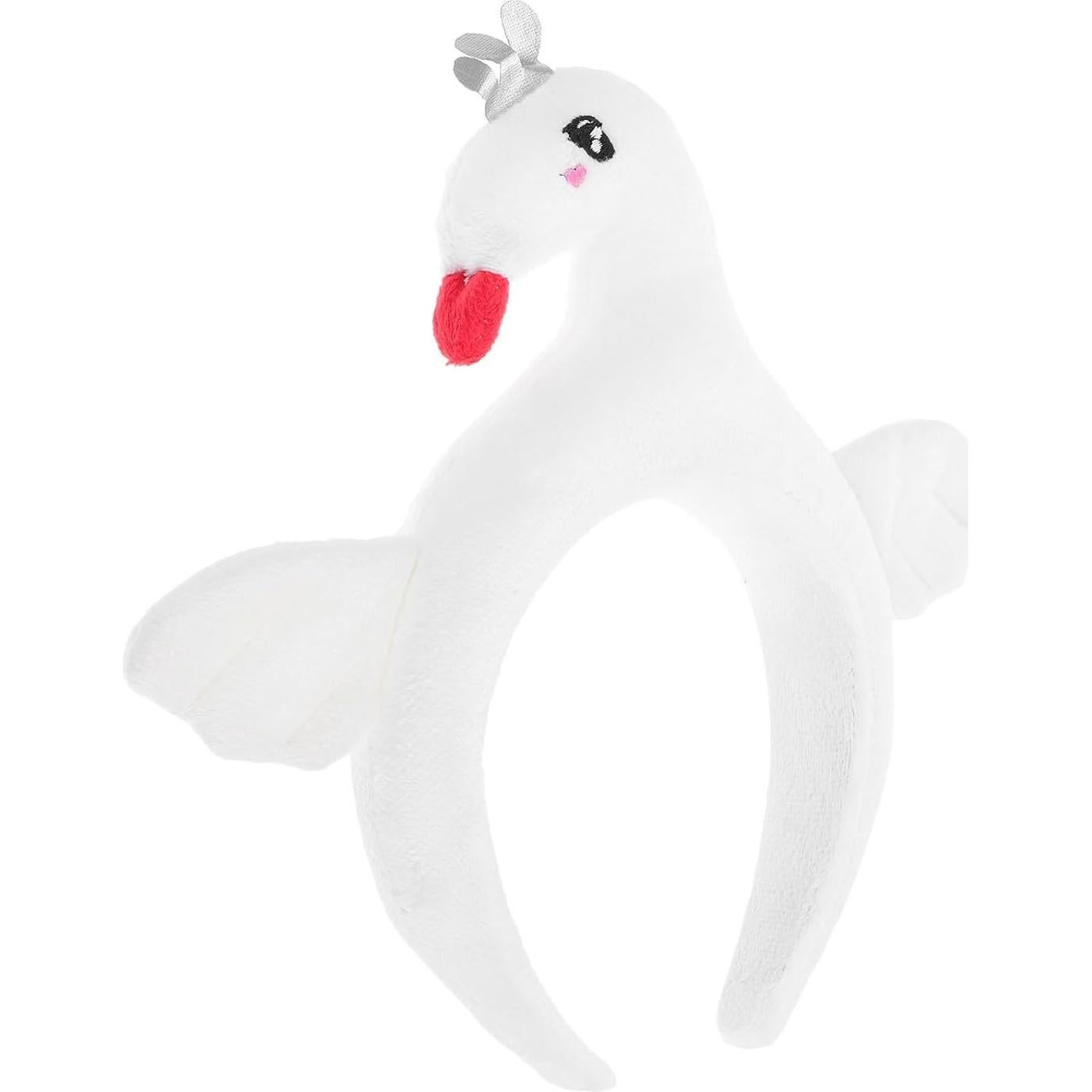 Diadema de Cisne Blanco Aboofan para Disfraces y Fiestas