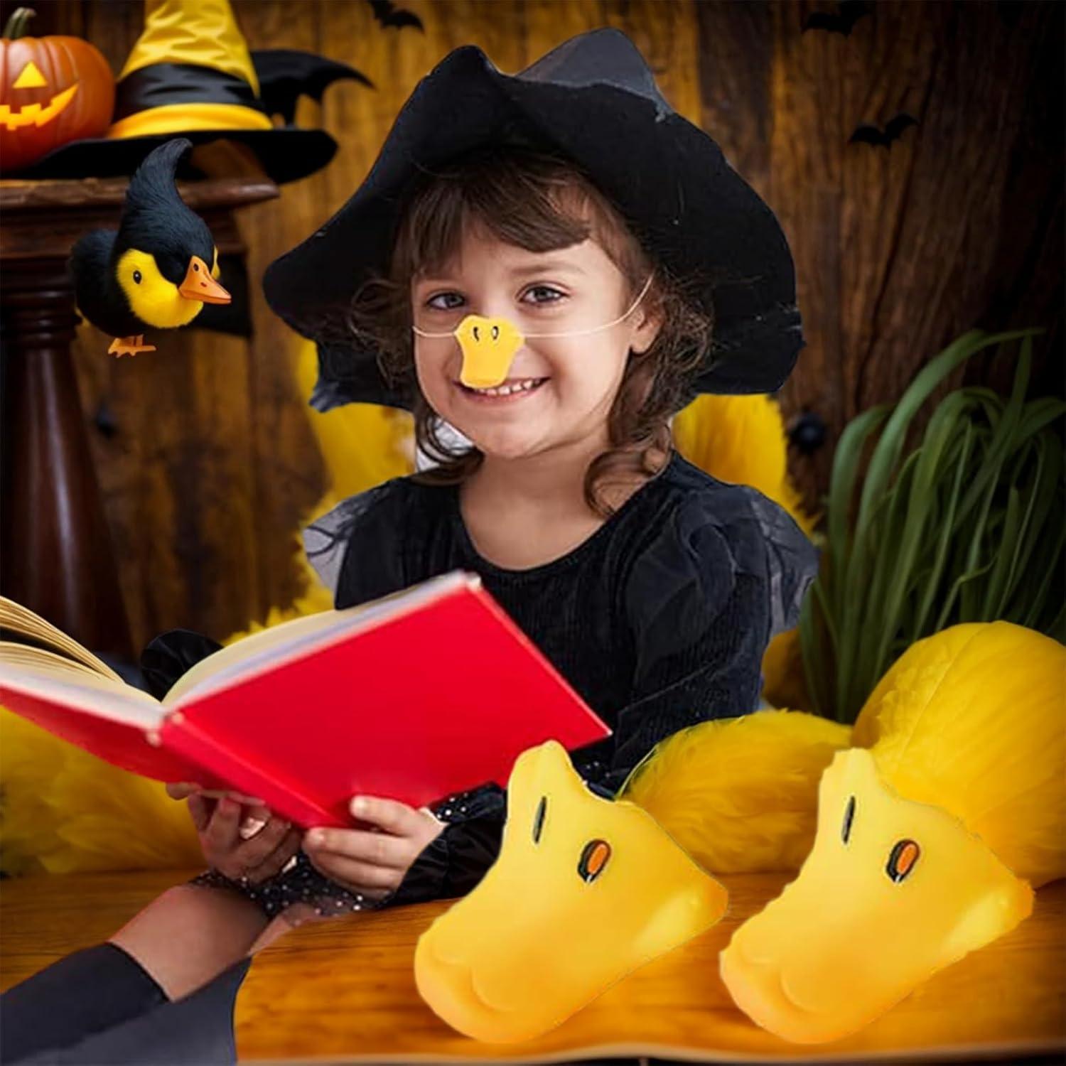 Máscaras de Pico de Pato Amarillas Jarbins - 3 Piezas