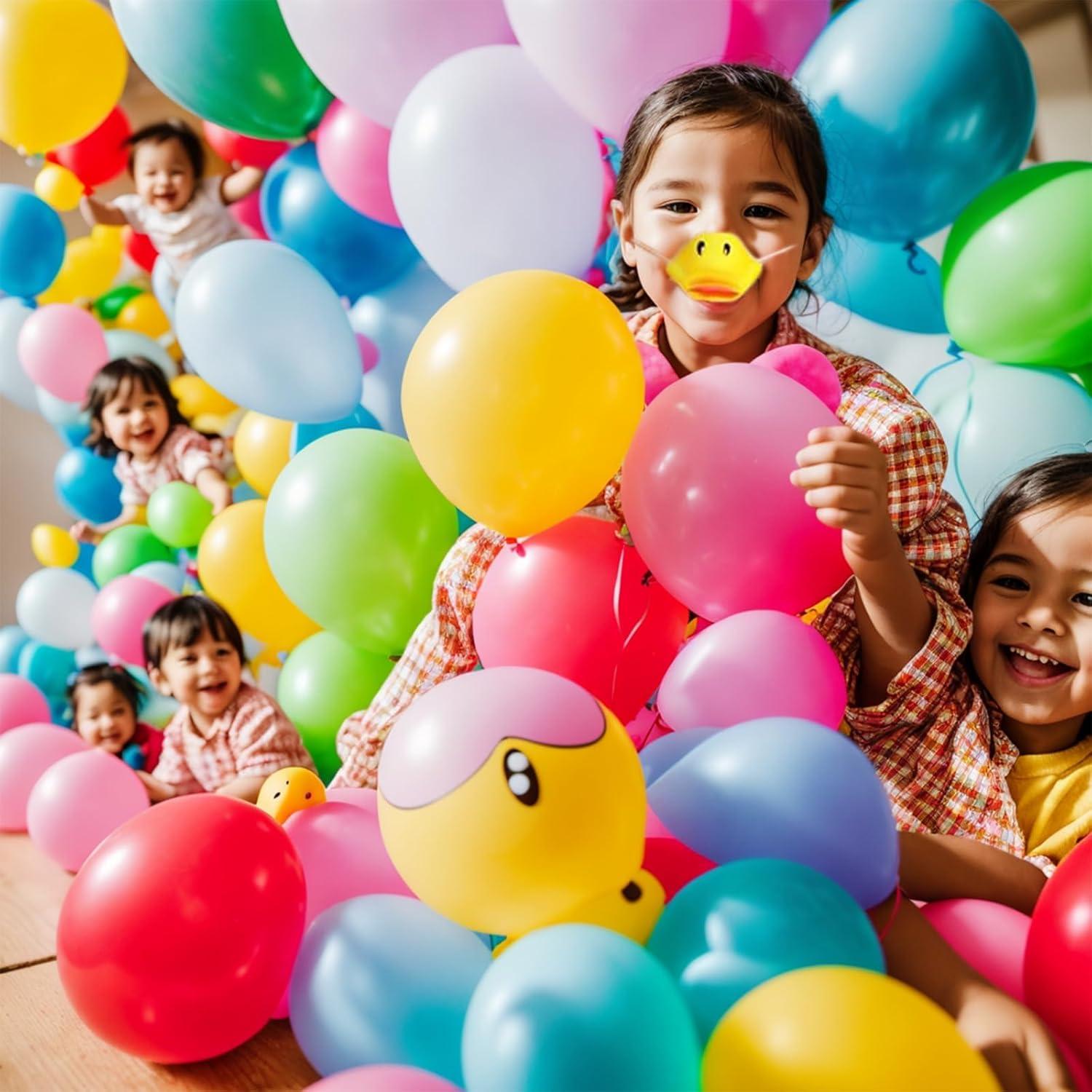 Máscaras de Pico de Pato Amarillas Jarbins - 3 Piezas