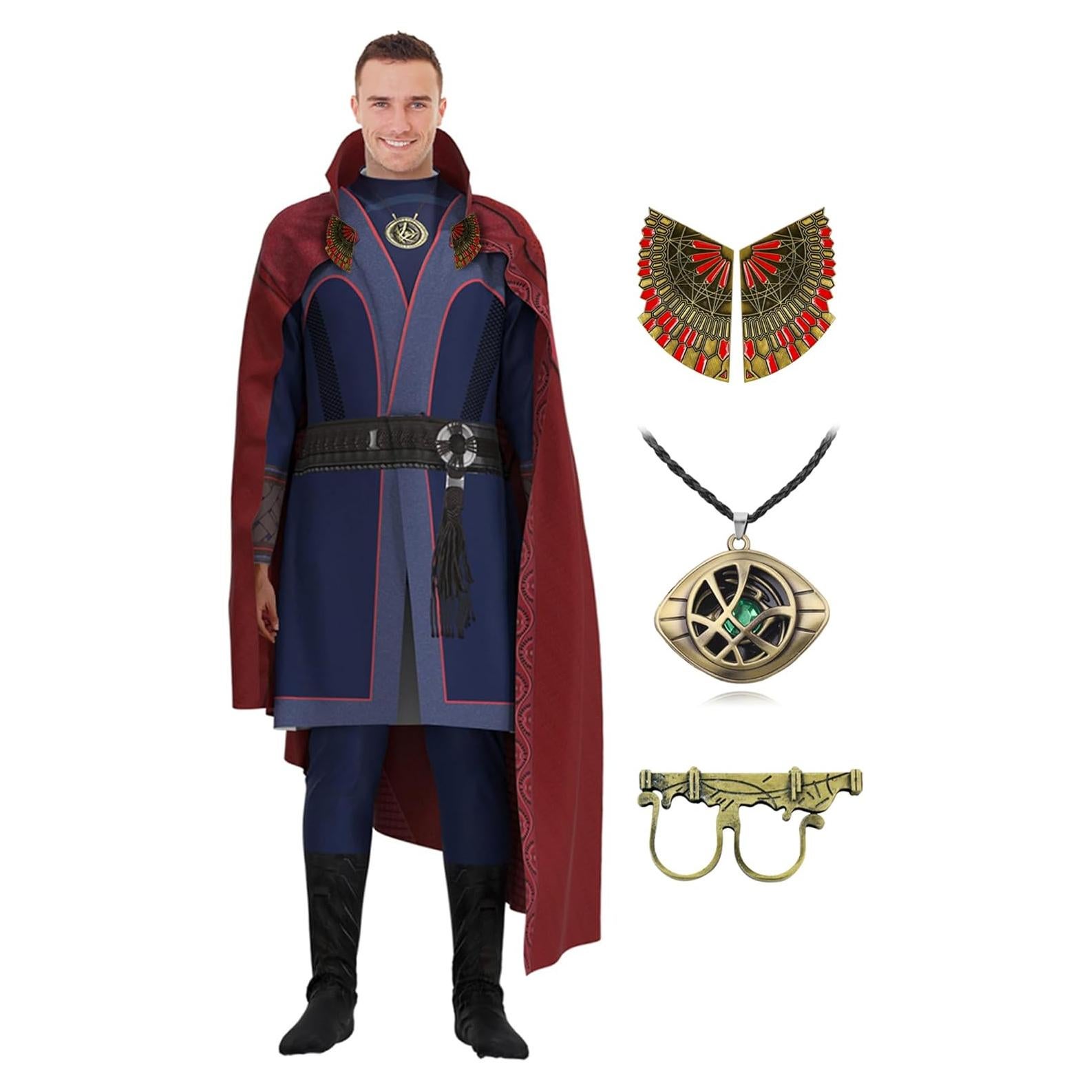 Disfraz de Dr. para Hombres CICOCI con Capa y Accesorios