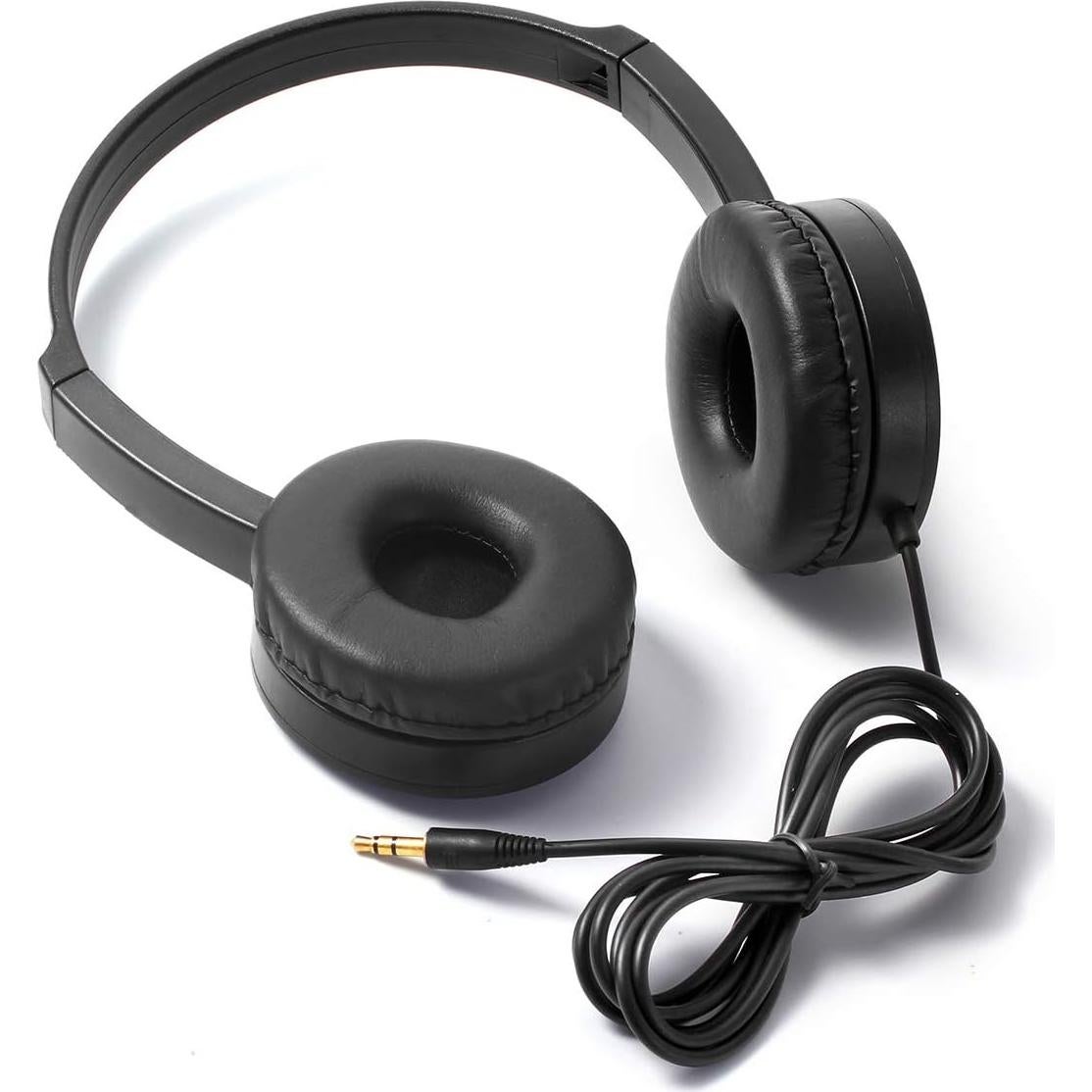 Auriculares Escolares Kaysent KHPC-12B 12 Unidades Negros
