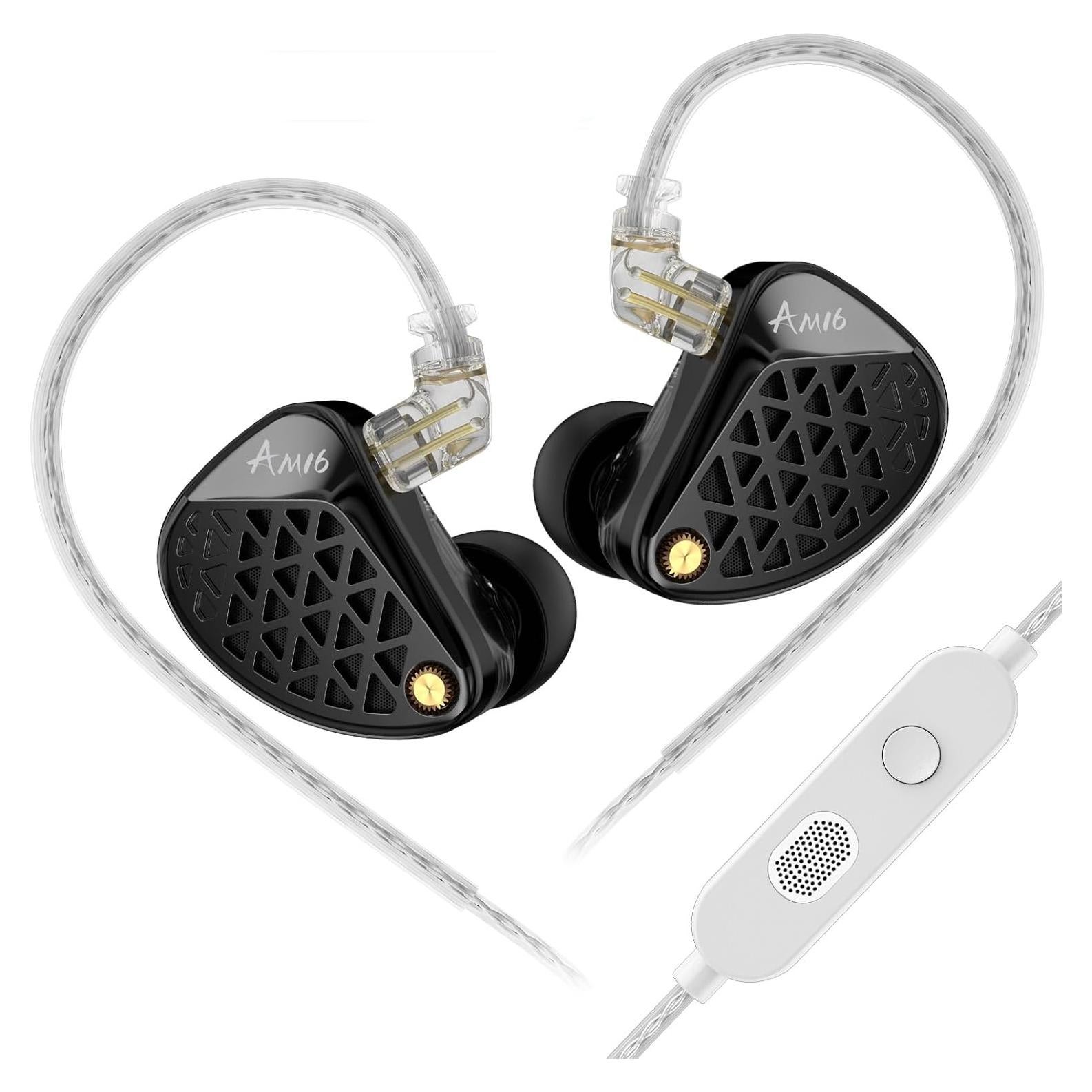 Auriculares KZ AM16 In Ear Monitoreo HiFi 16BA Aislamiento