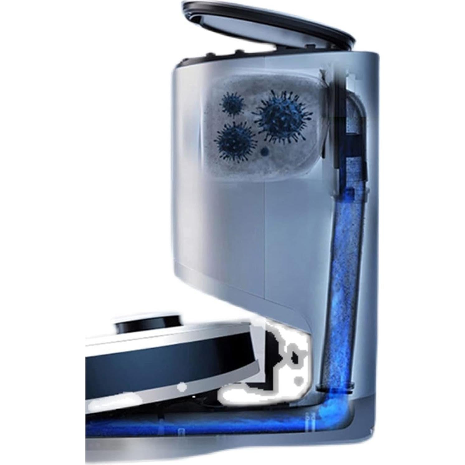 Kit Accesorios Aspiradora Robótica Yeedi Vac Station - 1 Cepillo Principal, 6 Laterales, 4 Filtros HEPA, 8 Paños