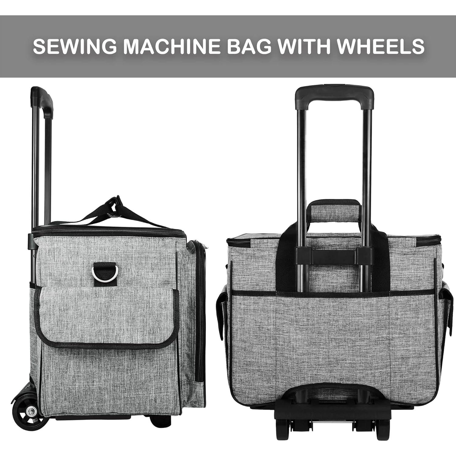 Funda de Transporte para Máquina de Coser CAB55 Gris con Ruedas