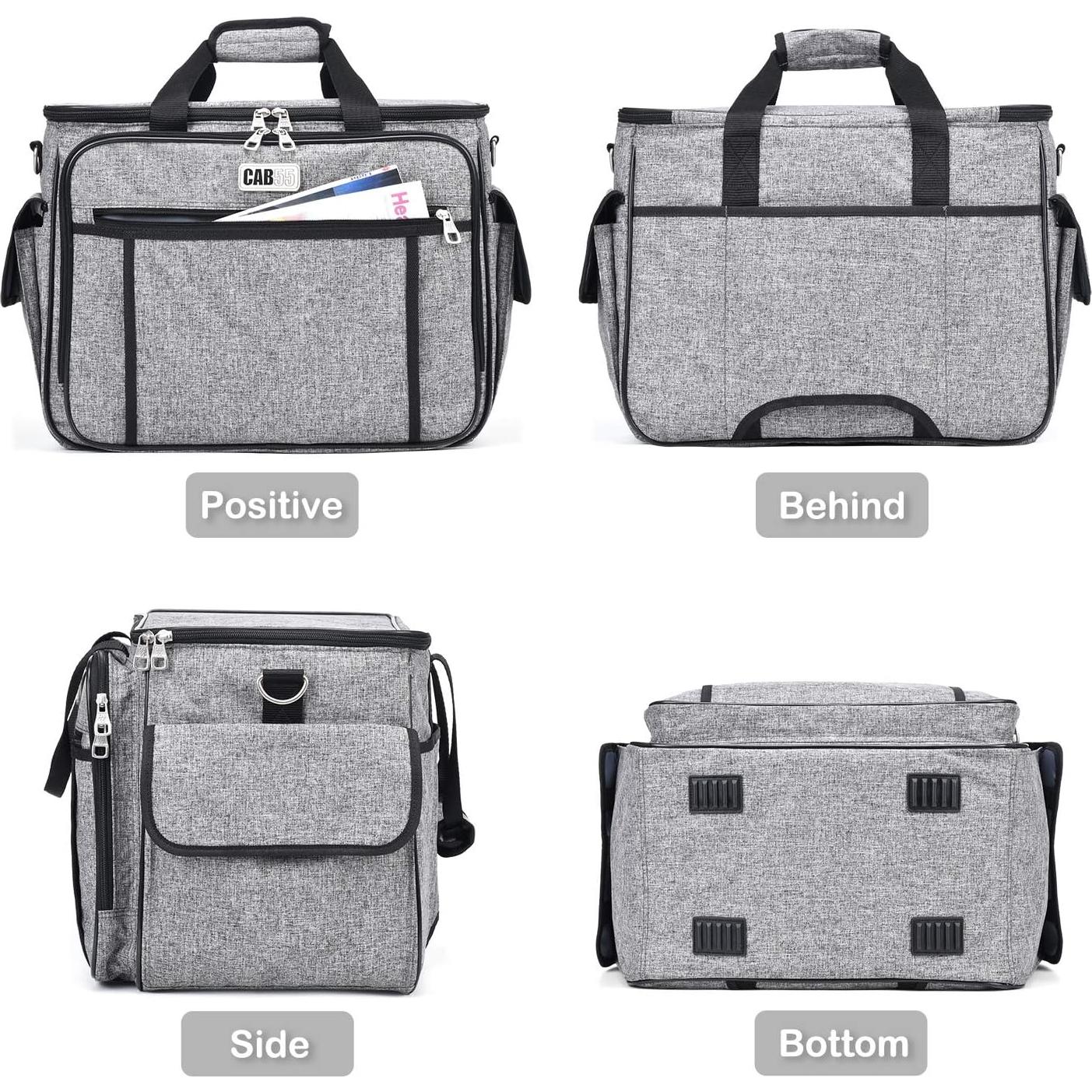 Funda de Transporte para Máquina de Coser CAB55 Gris con Ruedas