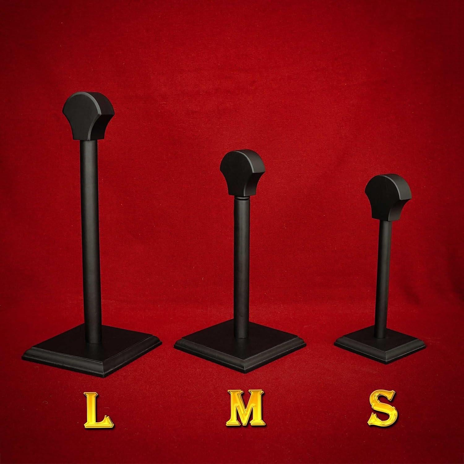 Soporte de Casco de Madera Mythrojan 40,6 cm Negro