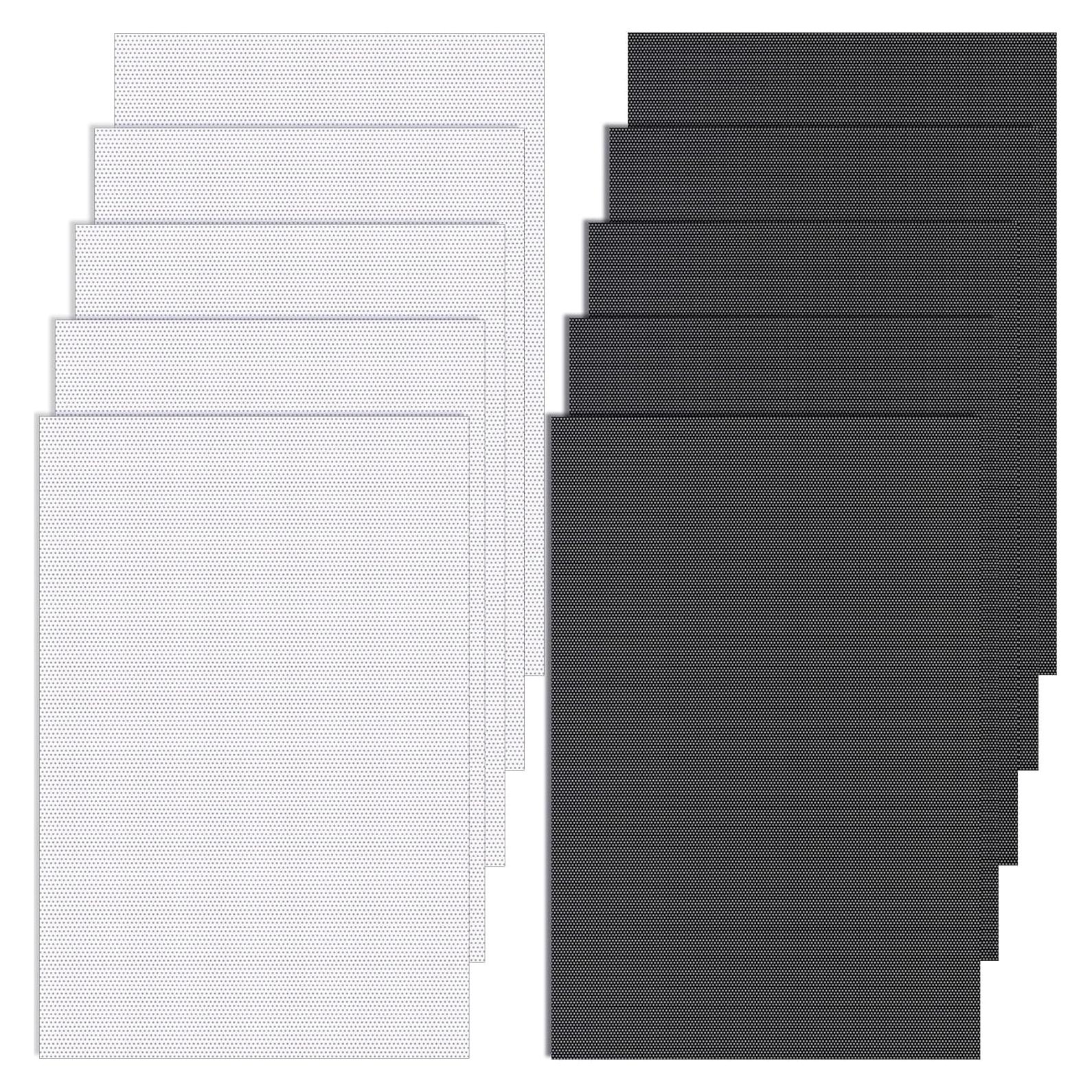 PAGOW Malla de Ojos de Fursuit 10 Hojas PVC 30x20 cm