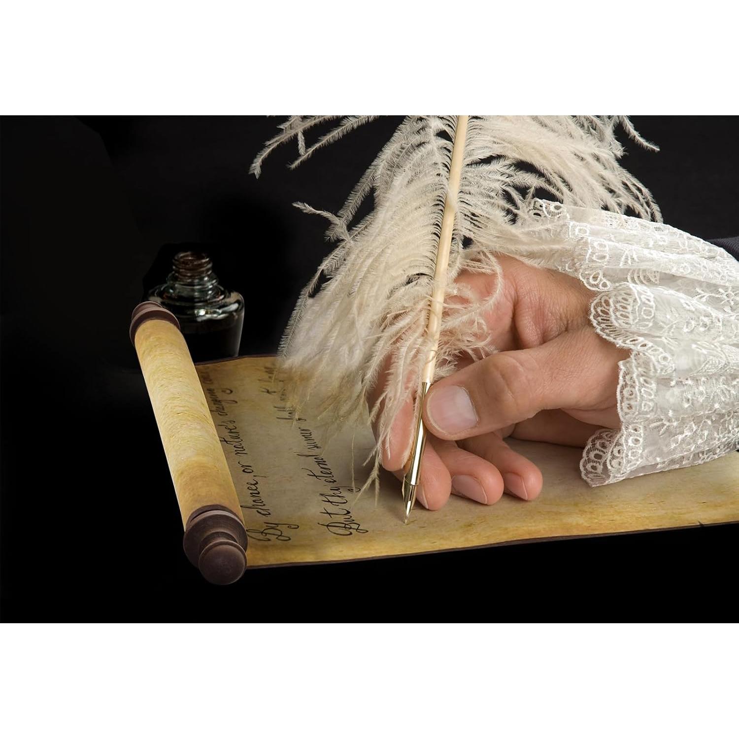 Makevivi 2 Piezas Papiro Vintage en Blanco 18x80 cm