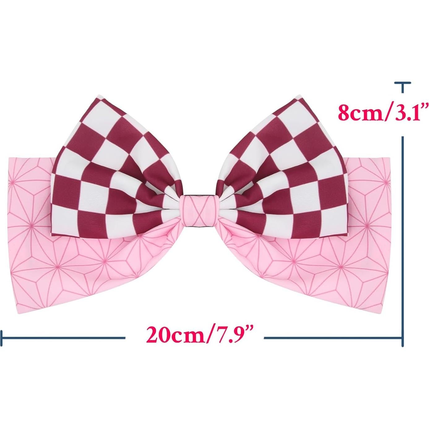 Pin de Cabello Lazo Cosplay MYAYD Kamado Nezuko 20x8 cm