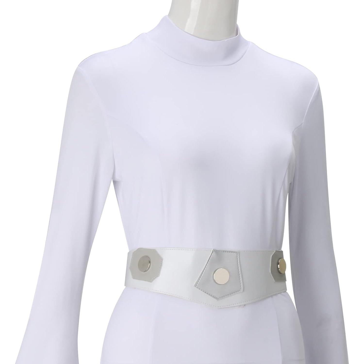 Vestido de Disfraz Medieval para Mujeres NIHONCOS - Blanco - XS a XXXL