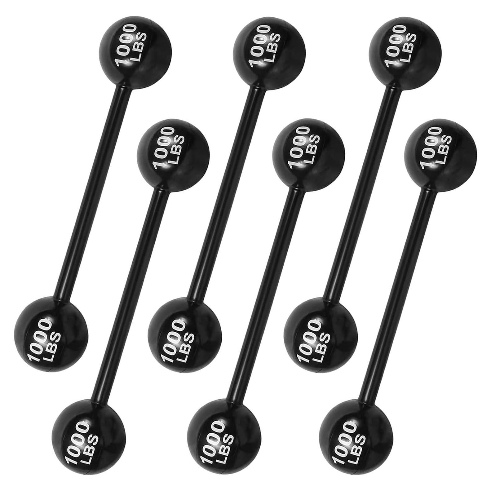 Mancuernas Inflables Gigantes LIYDE - 6 Pcs Decoración Fiesta