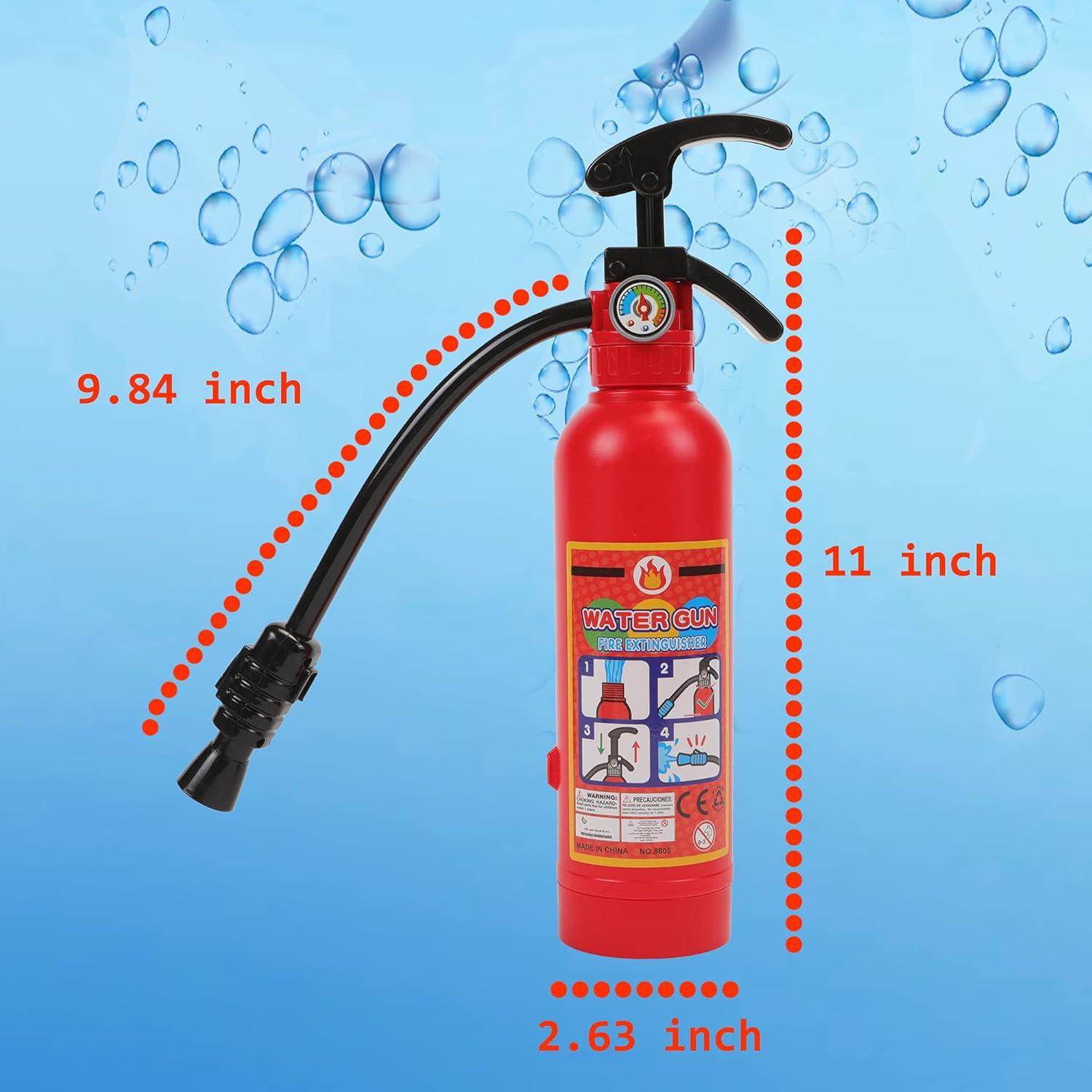Pistola de Agua Extintor CAZOYEE 550CC para Niños - 2 Piezas