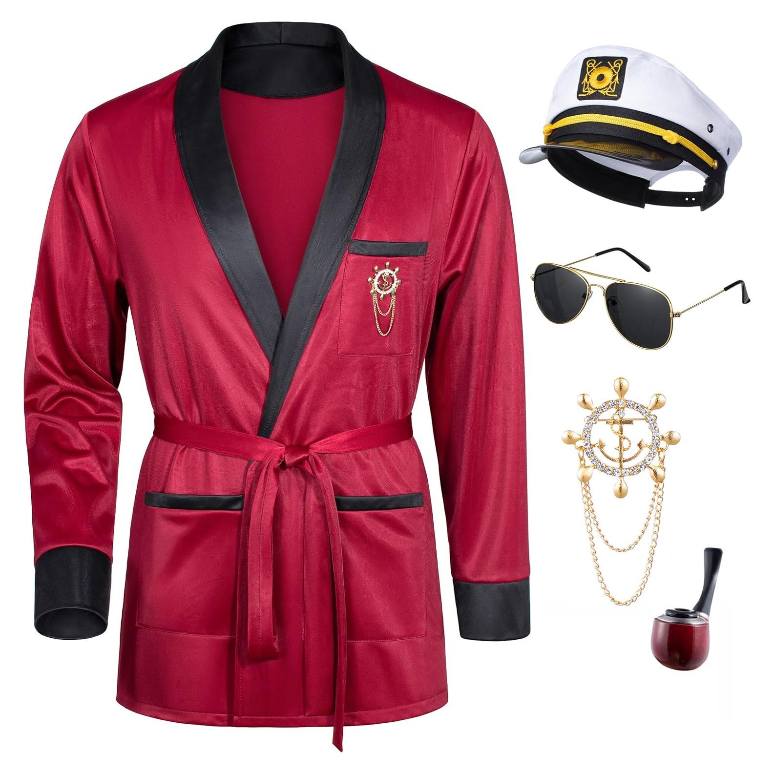 Disfraz de Chaqueta de Conejita Roja para Hombre con Accesorios